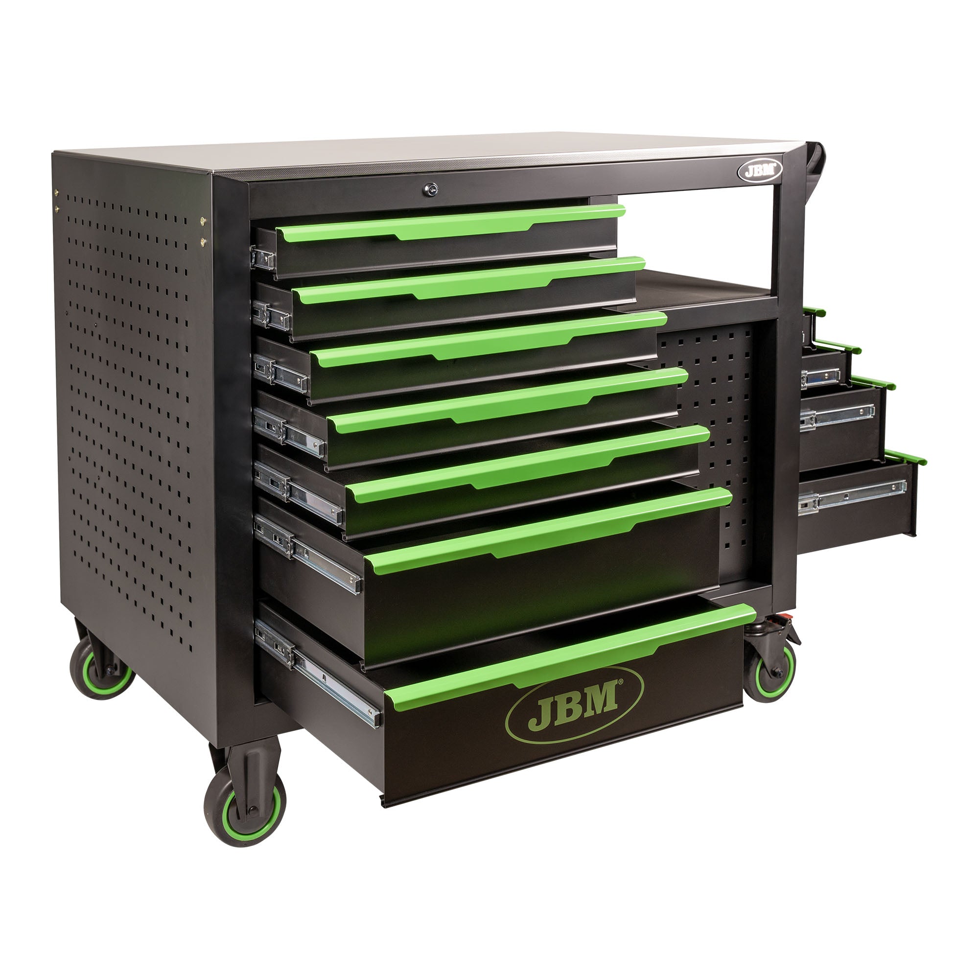 CARRELLO CON 7 CASSETTI ANTERIORI E 4 CASSETTI LATERALI - VUOTO 54509 JBM