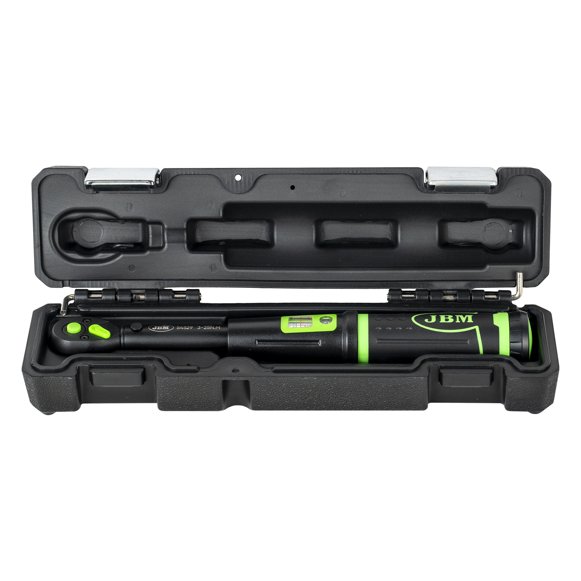 CHIAVE DINAMOMETRICA CON INCAVO 1/4" (3-25NM) JBM 54529