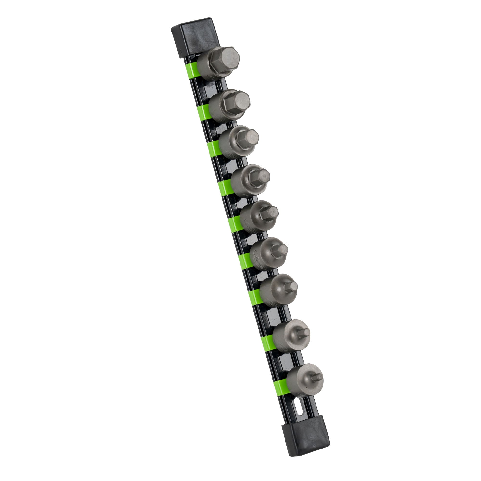 SET DI 9 INSERTI ALLEN CORTI CON BUSSOLE 3/8" 54545 JBM