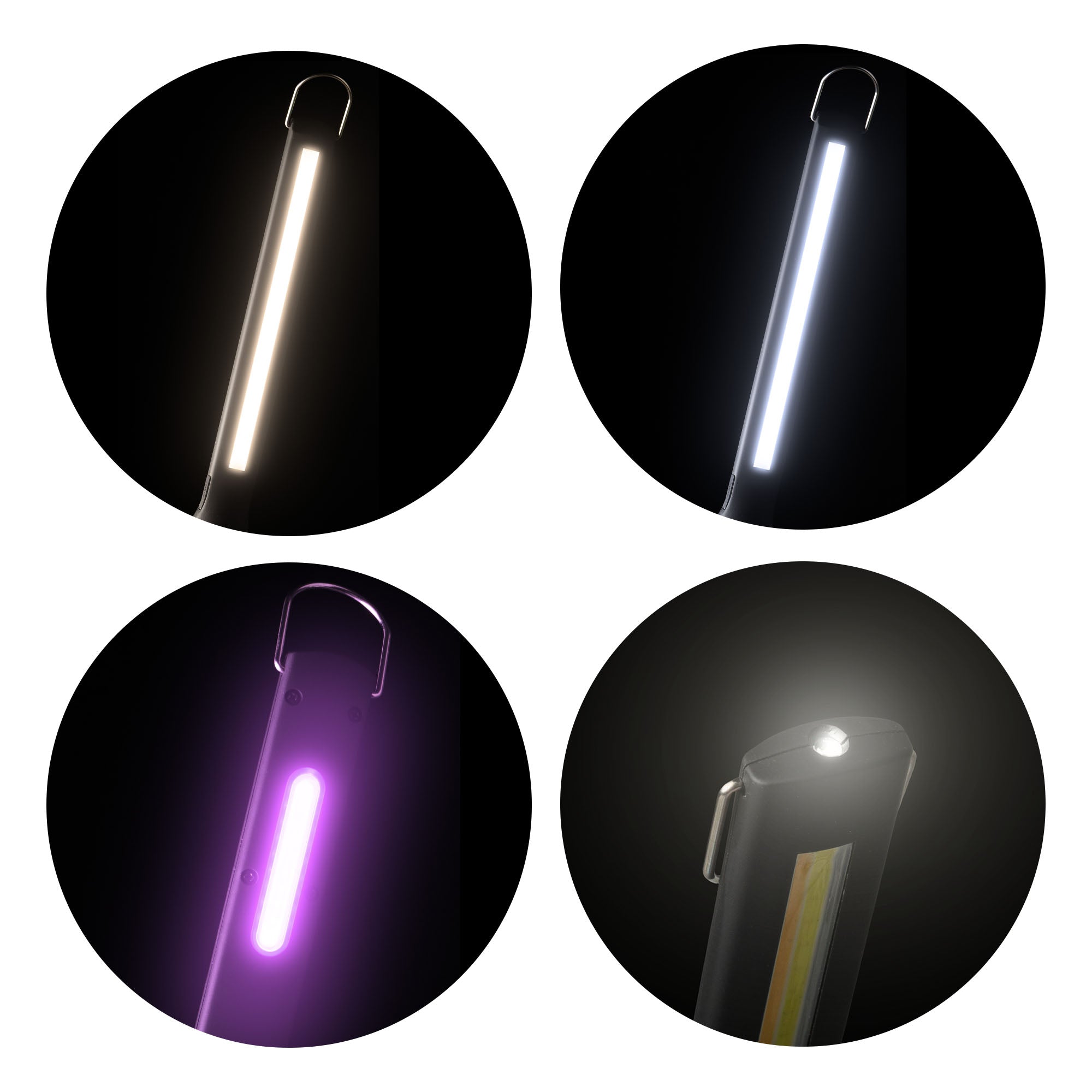 LAMPADA LED UV REGOLABILE CON BASE MAGNETICA ARTICOLATA - 500LM 54567 JBM
