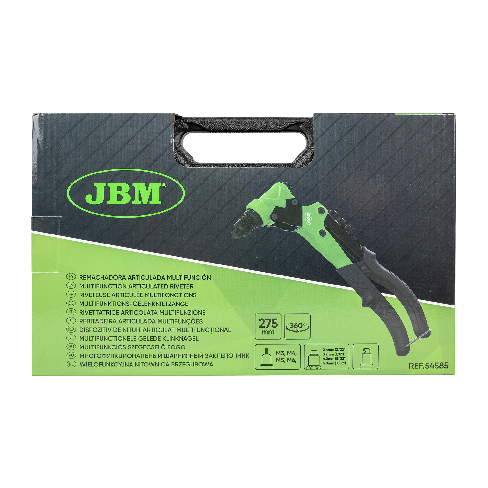 RIVETTATRICE ARTICOLATA MULTIFUNZIONE JBM 54585