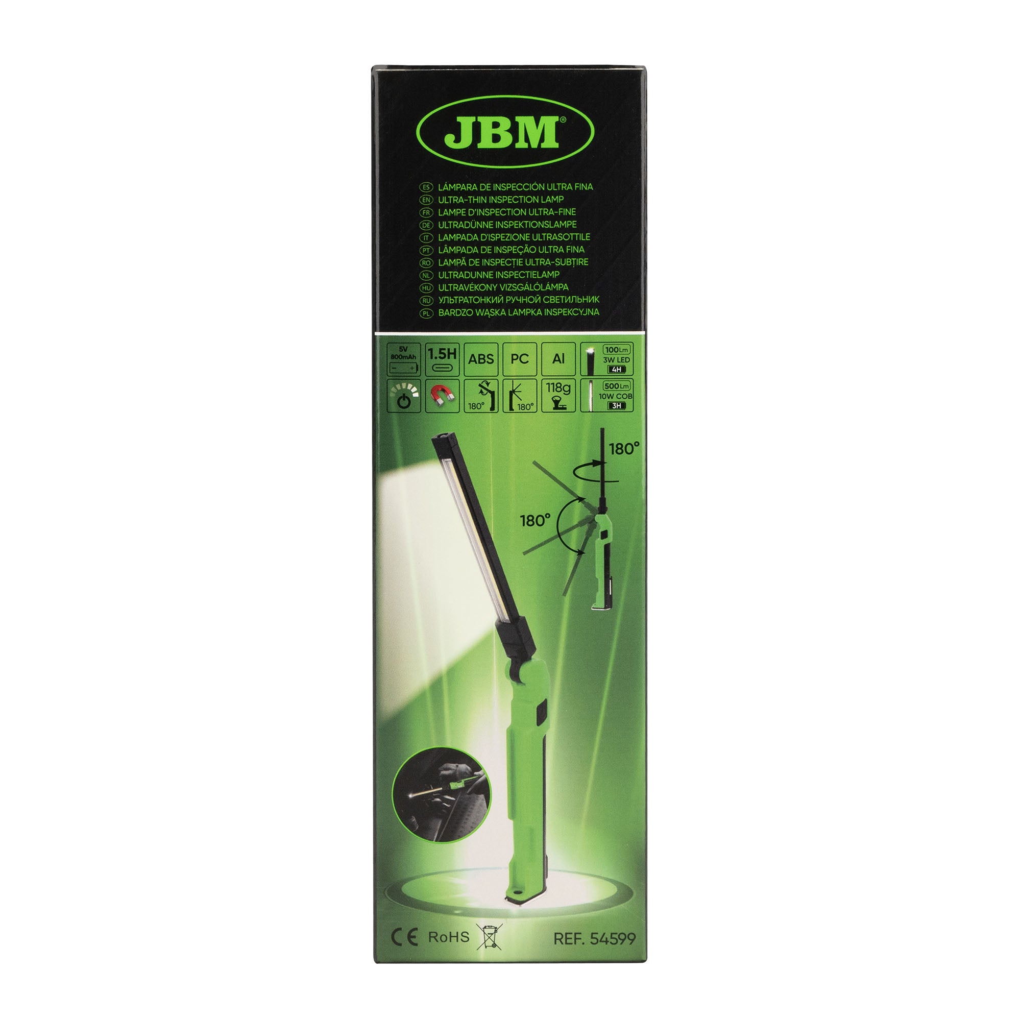 LAMPADA LED ULTRA SOTTILE PIEGHEVOLE - 500LM 54599 JBM