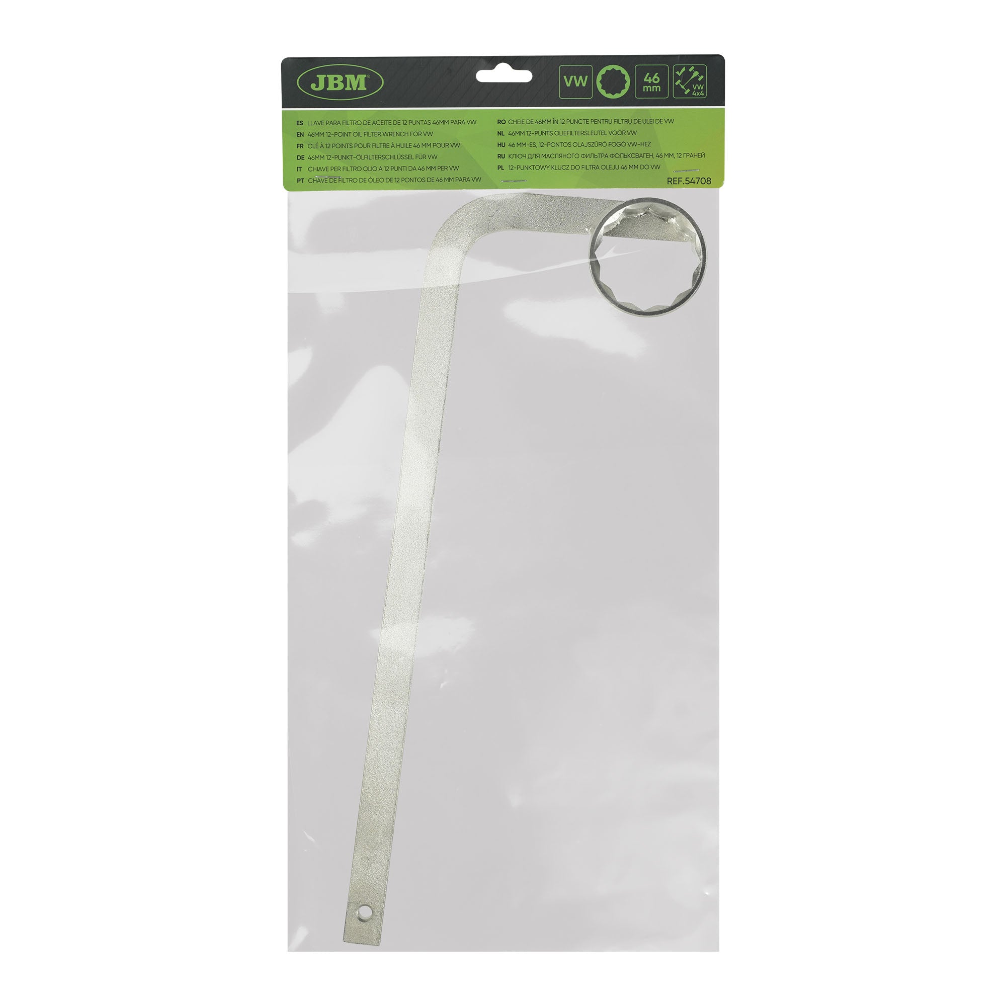CHIAVE PER FILTRO OLIO A 12 PUNTI DA 46 MM PER VW 54708 JBM