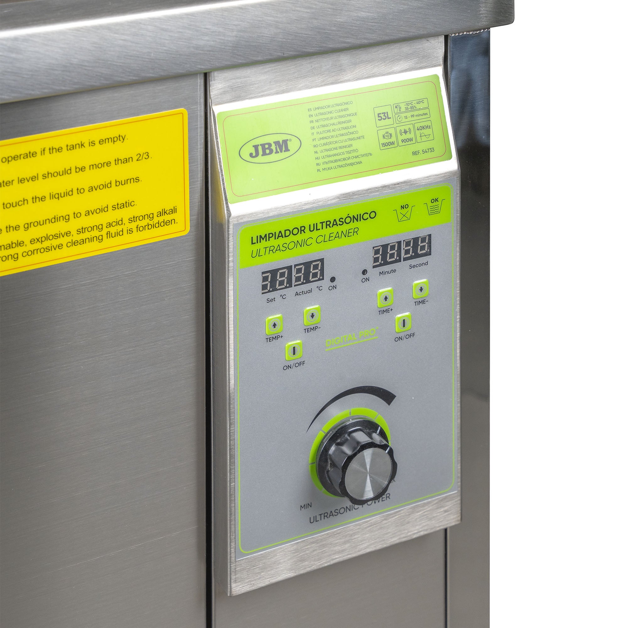 PULITORE AD ULTRASUONI 53L JBM 54733