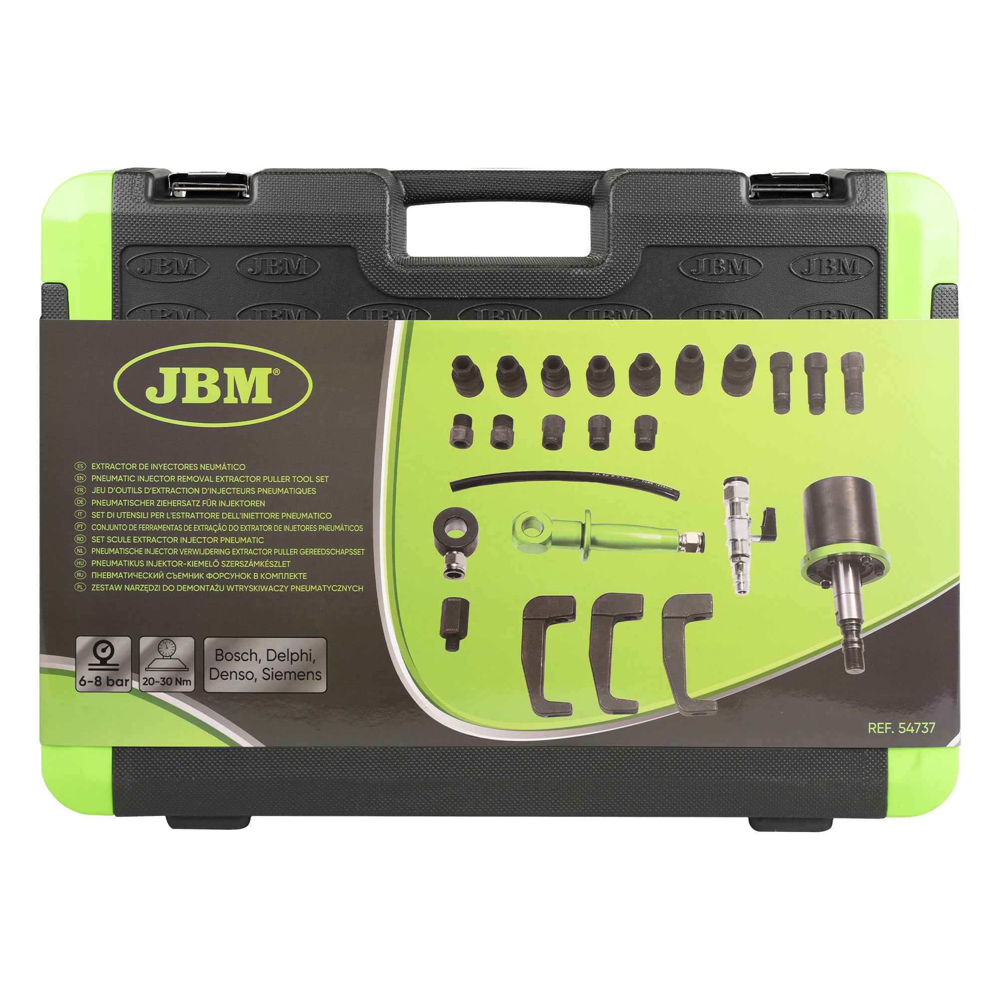 SET DI UTENSILI PER L'ESTRATTORE DELL'INIETTORE PNEUMATICO JBM 54737