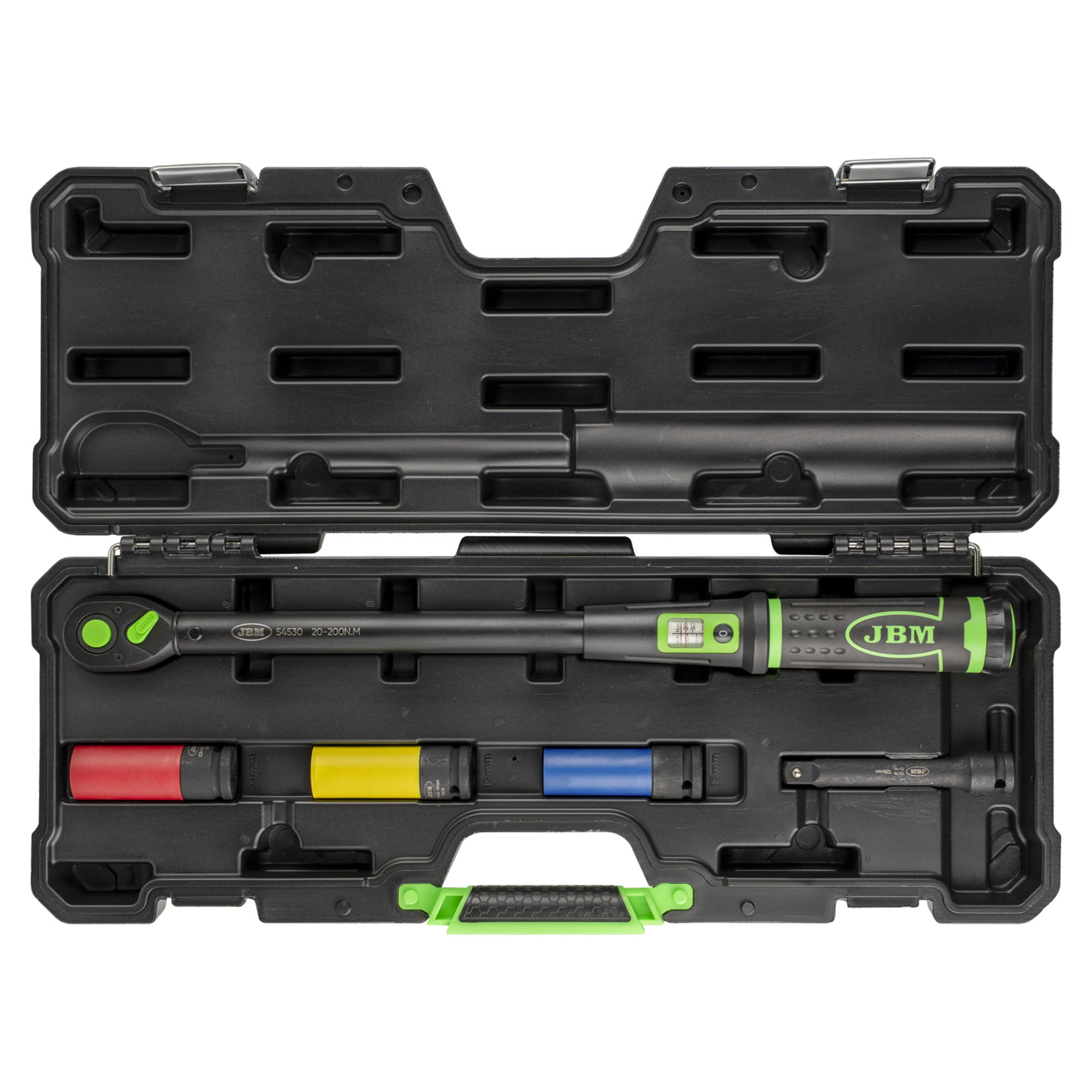 SET DI UTENSILI DA 5 PEZZI CON CHIAVE DINAMOMETRICA 1/2" JBM 54785