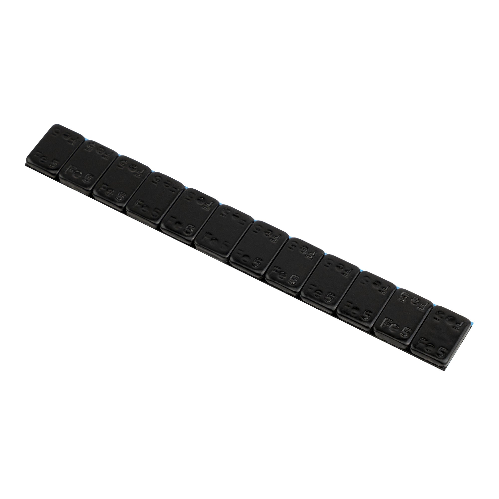 SCATOLA DA 100 CONTRAPPESI ADESIVI IN FERRO - 60 G (12X5 G) - NERO JBM 54787