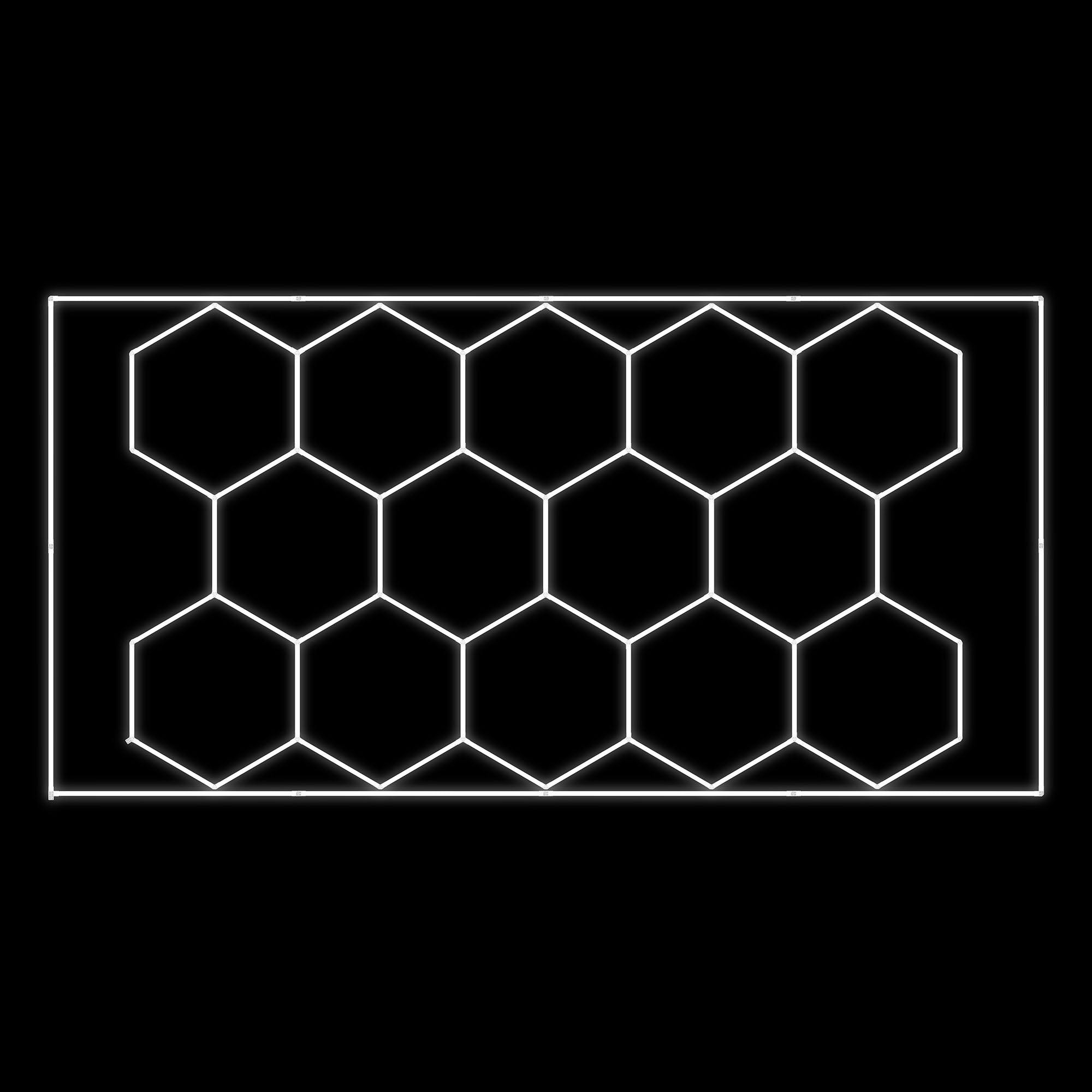 SET DI PLAFONIERE ESAGONALI A LED JBM 54805 2430x4835mm