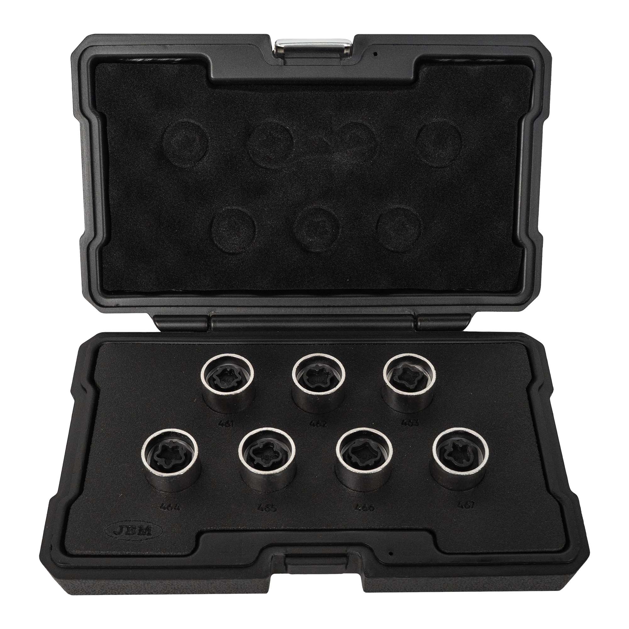 SET DI 7 CHIAVI PER BULLONE DI BLOCCO RUOTA PER OPEL/VAUXHALL 54811 JBM
