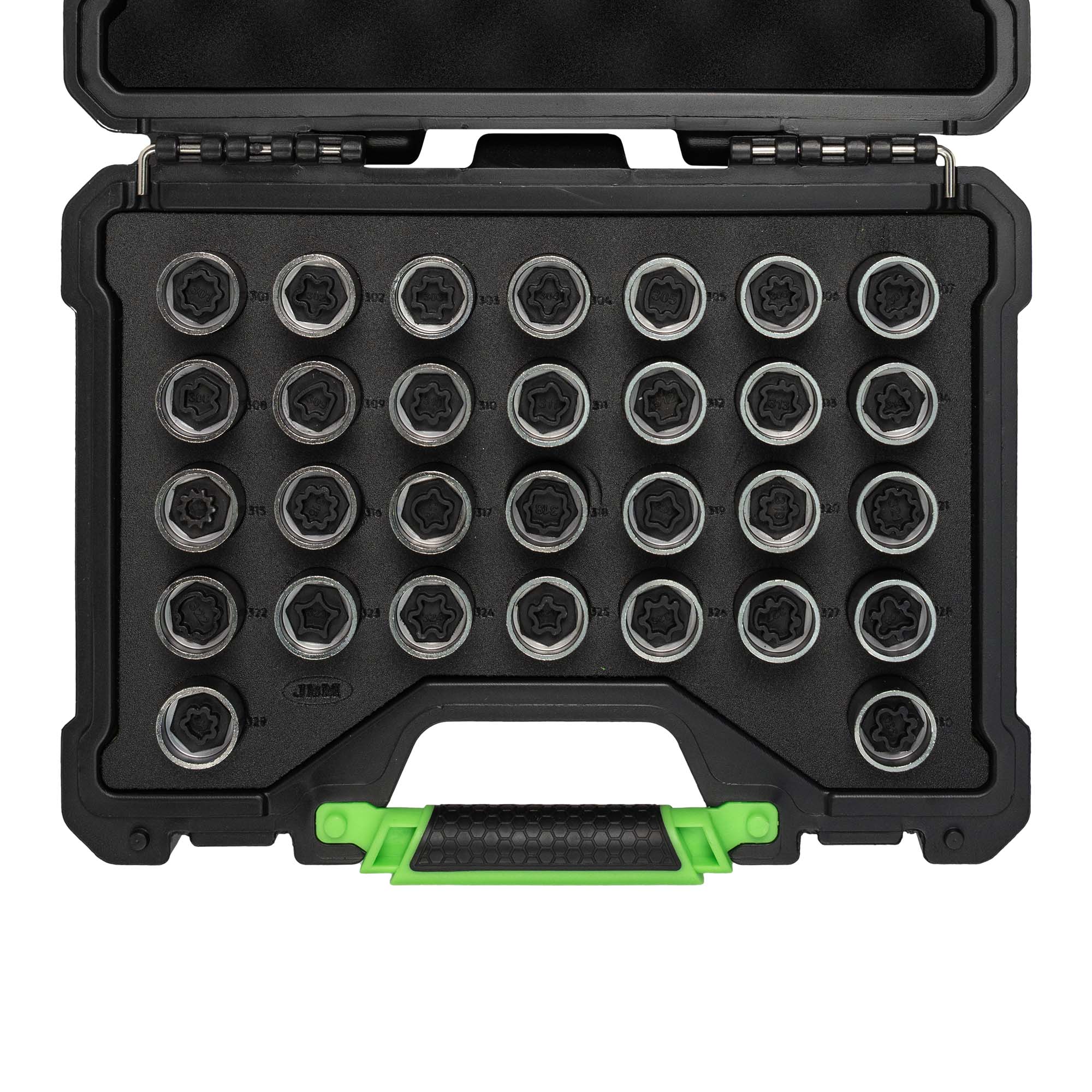 SET DI 21 CHIAVI PER BULLONI ANTIFURTO RUOTA OPEL/VAUXHALL (101–120) 54820 JBM