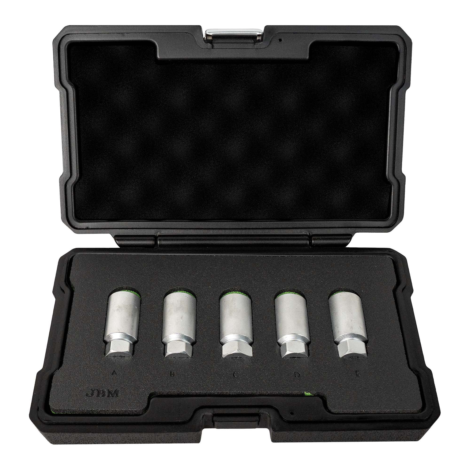SET DI 5 CHIAVI A BUSSOLA PER BULLONI DI BLOCCO RUOTA PER TESLA 3, S, X 54823 JBM