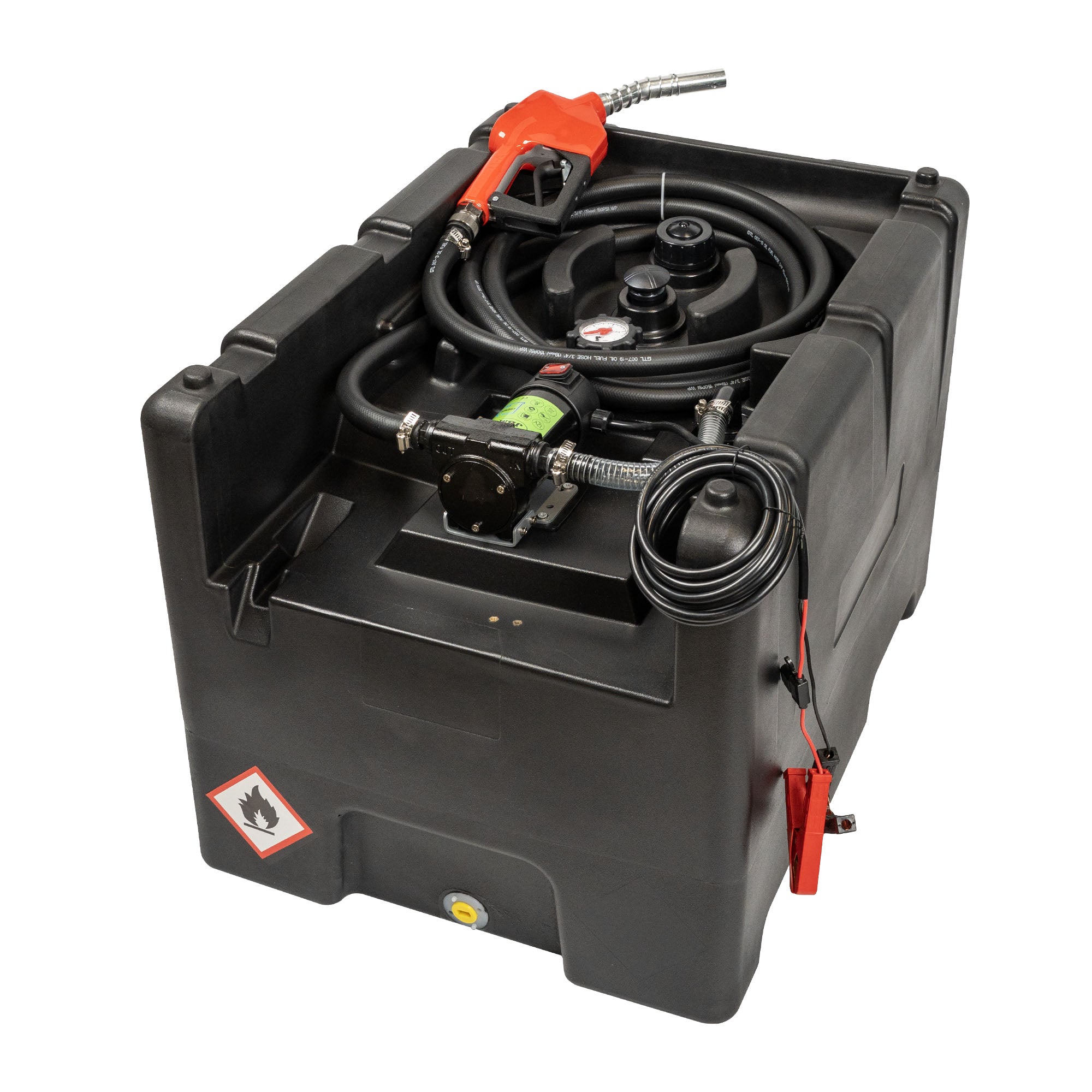 POMPA ELETTRICA PER CARBURANTE DIESEL CON SERBATOIO DA 200L JBM 54875