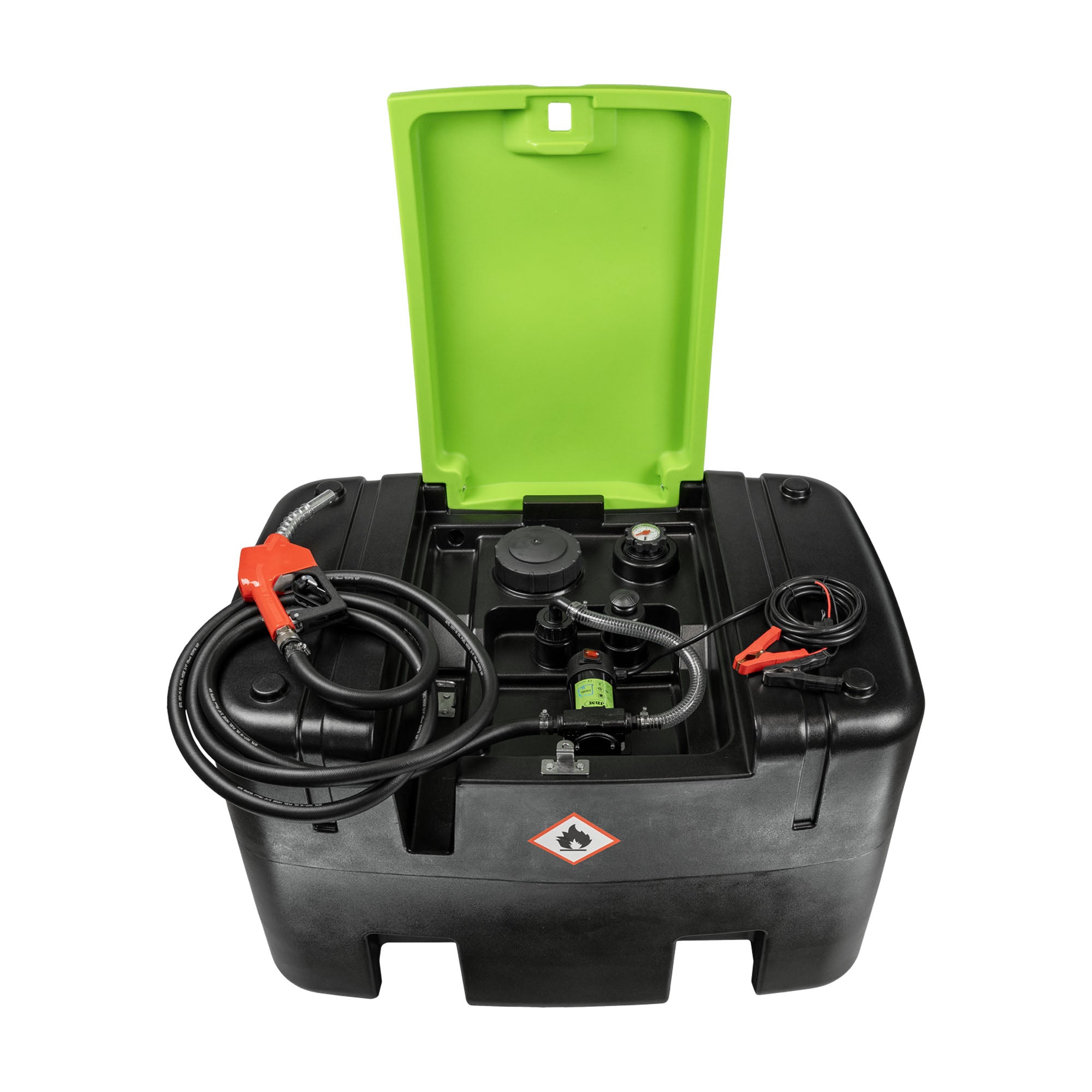 POMPA ELETTRICA PER CARBURANTE DIESEL CON SERBATOIO DA 400L JBM 54876