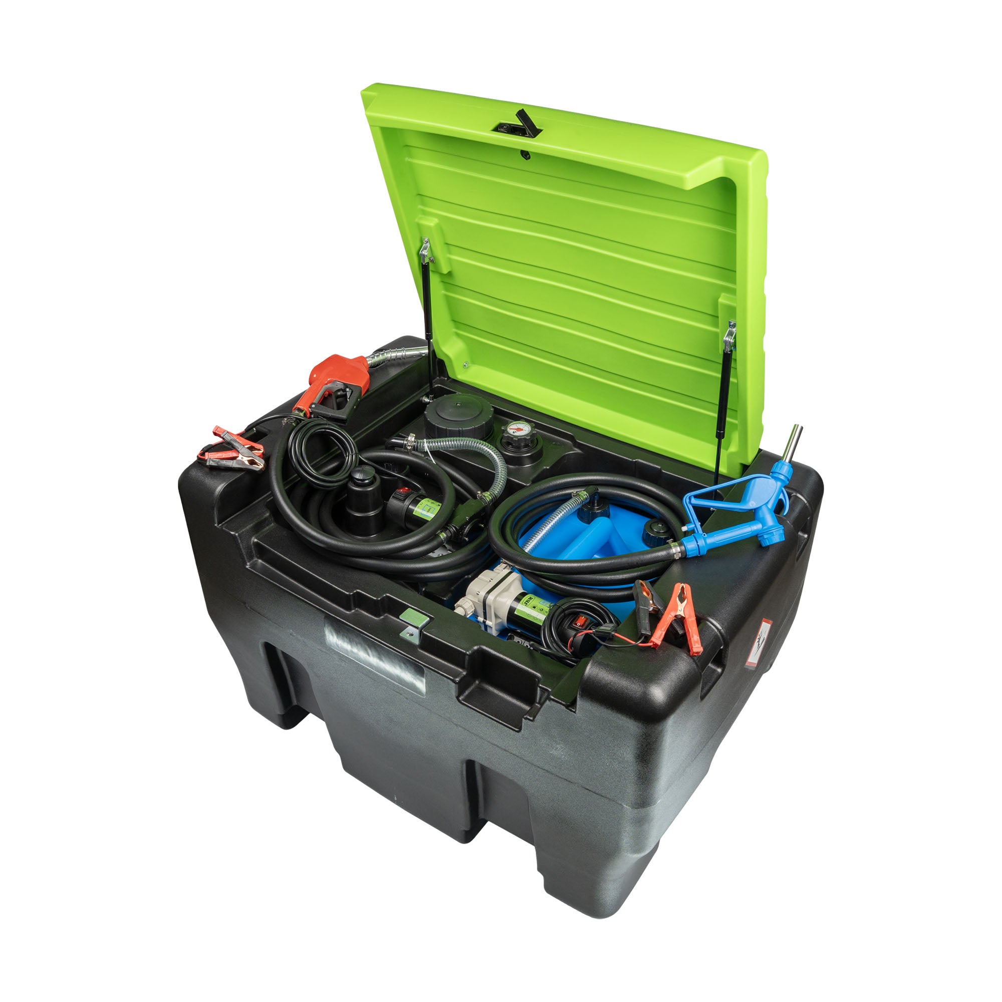 POMPA PER CARBURANTE DIESEL E AUS32 CON SERBATOIO DOPPIO DA 330+50L JBM 54877