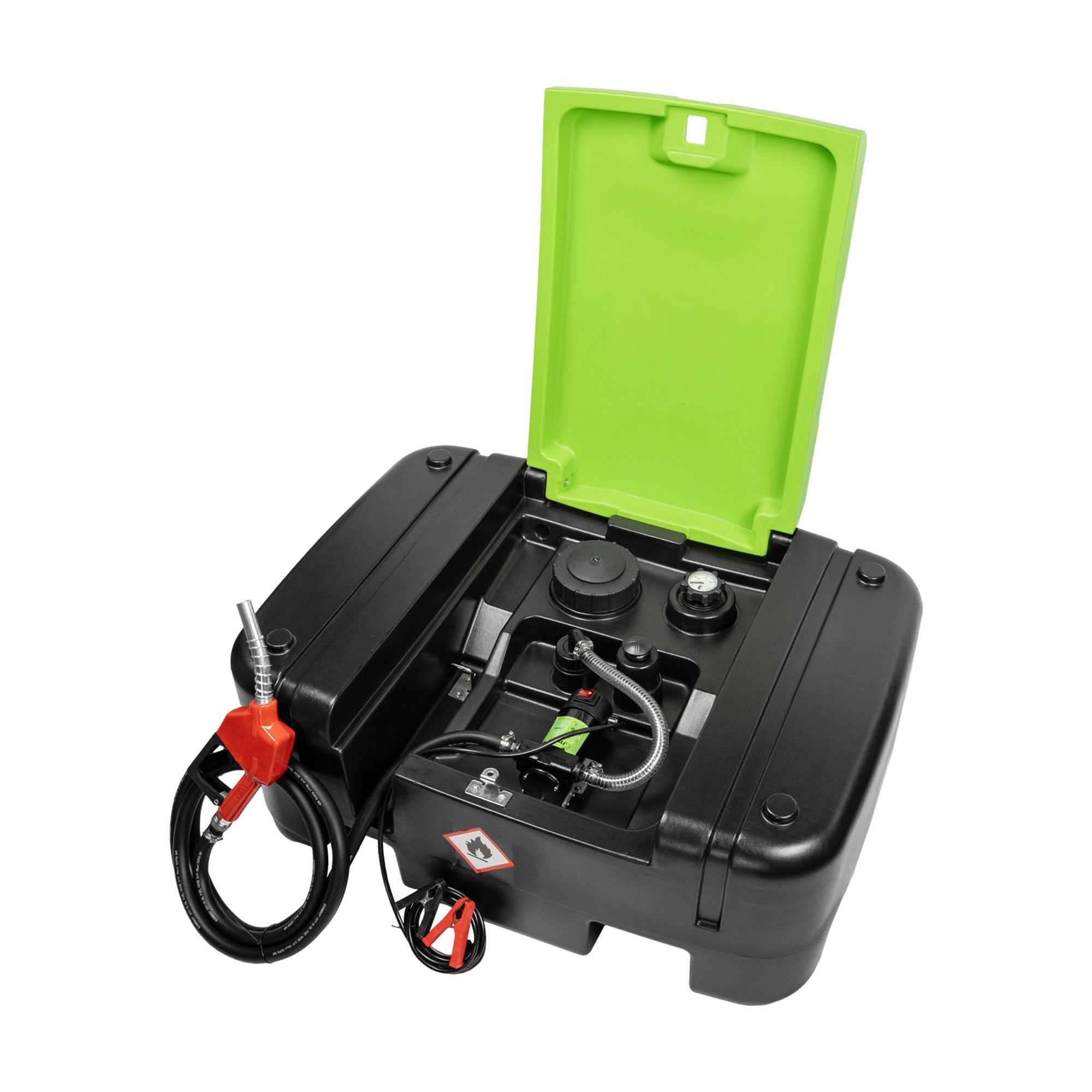 POMPA ELETTRICA PER GASOLIO CON SERBATOIO DA 210L JBM 54881