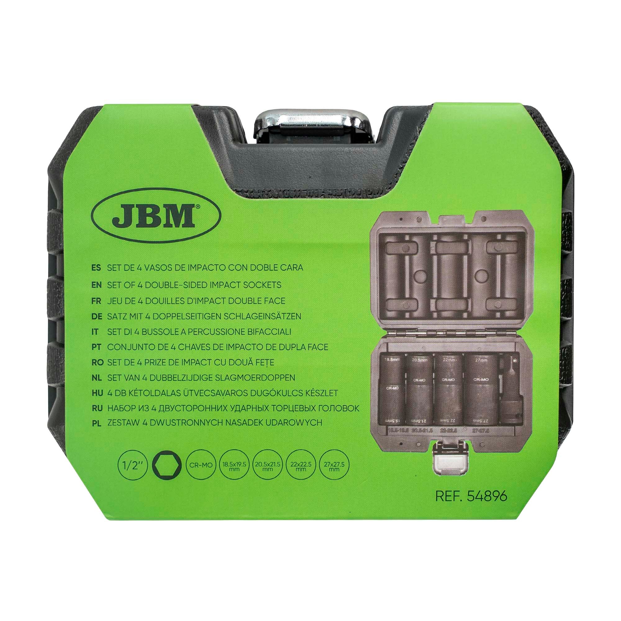 SET DI 4 BUSSOLE A PERCUSSIONE BIFACCIALI 54896 JBM