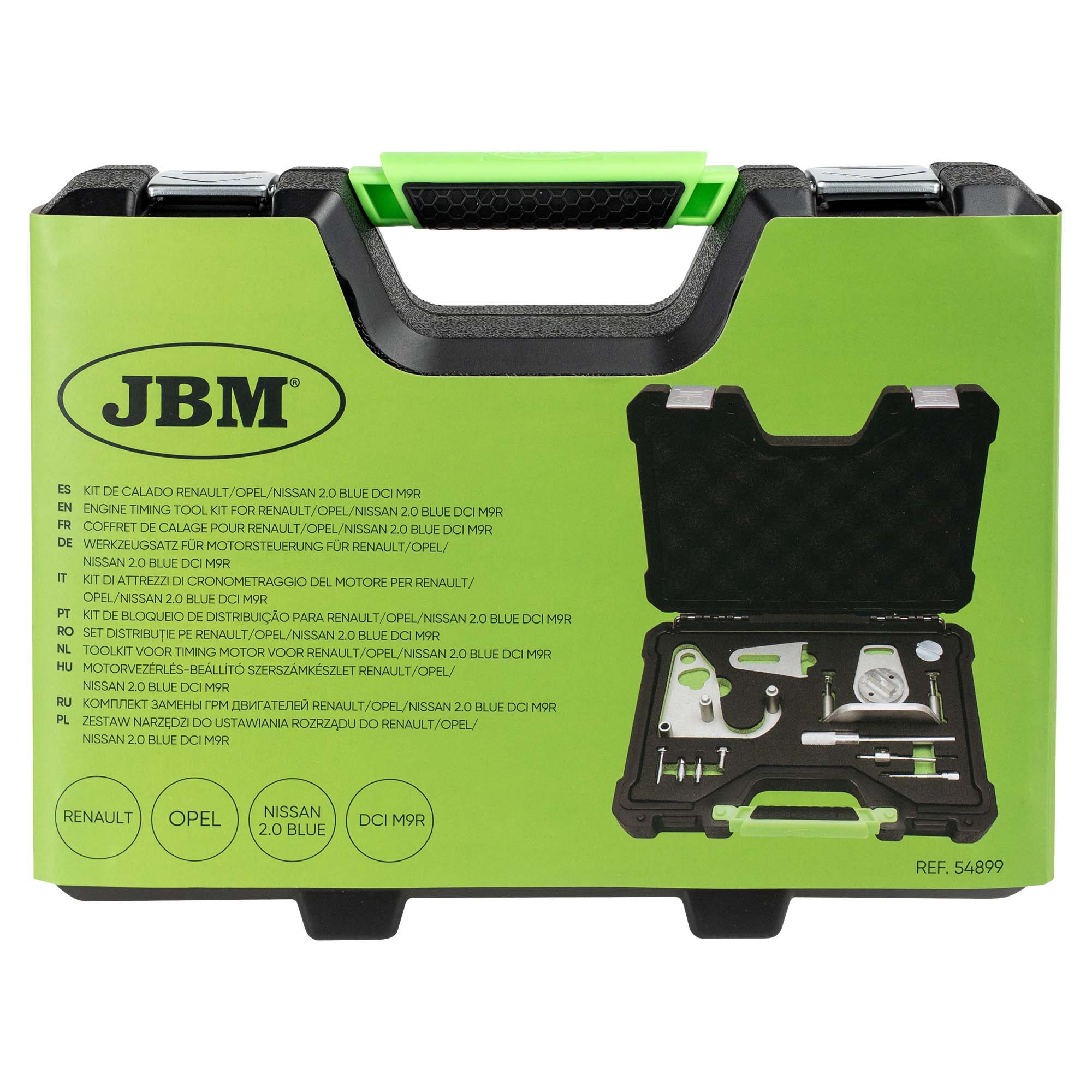 KIT DI MESSA IN FASE DEL MOTORE PER RENAULT/OPEL/NISSAN 2.0 BLUE DCI M9R 54899 JBM