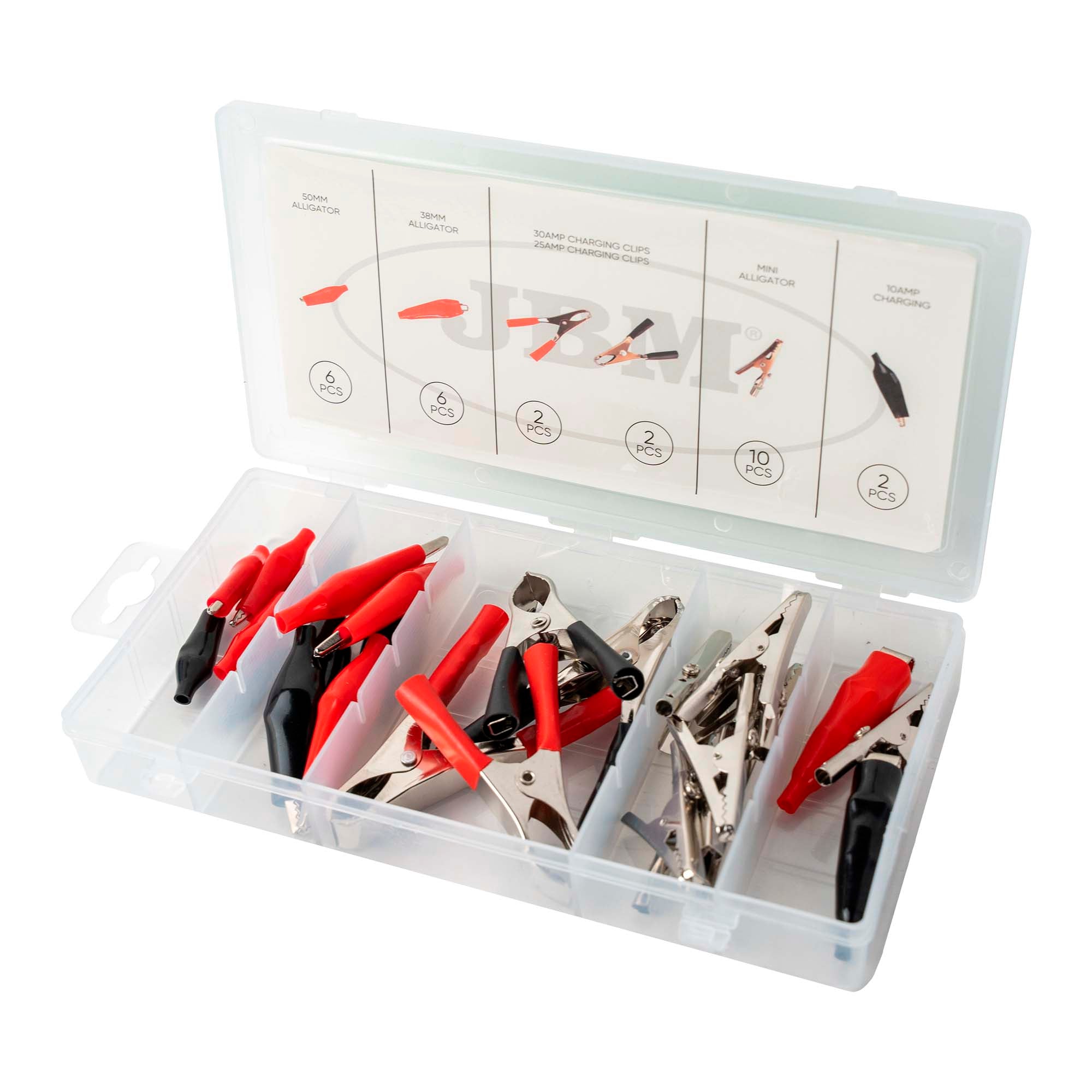 CONFEZIONE ASSORTITA DI CLIP ELETTRICHE DA 28 UNITÀ 54941 JBM