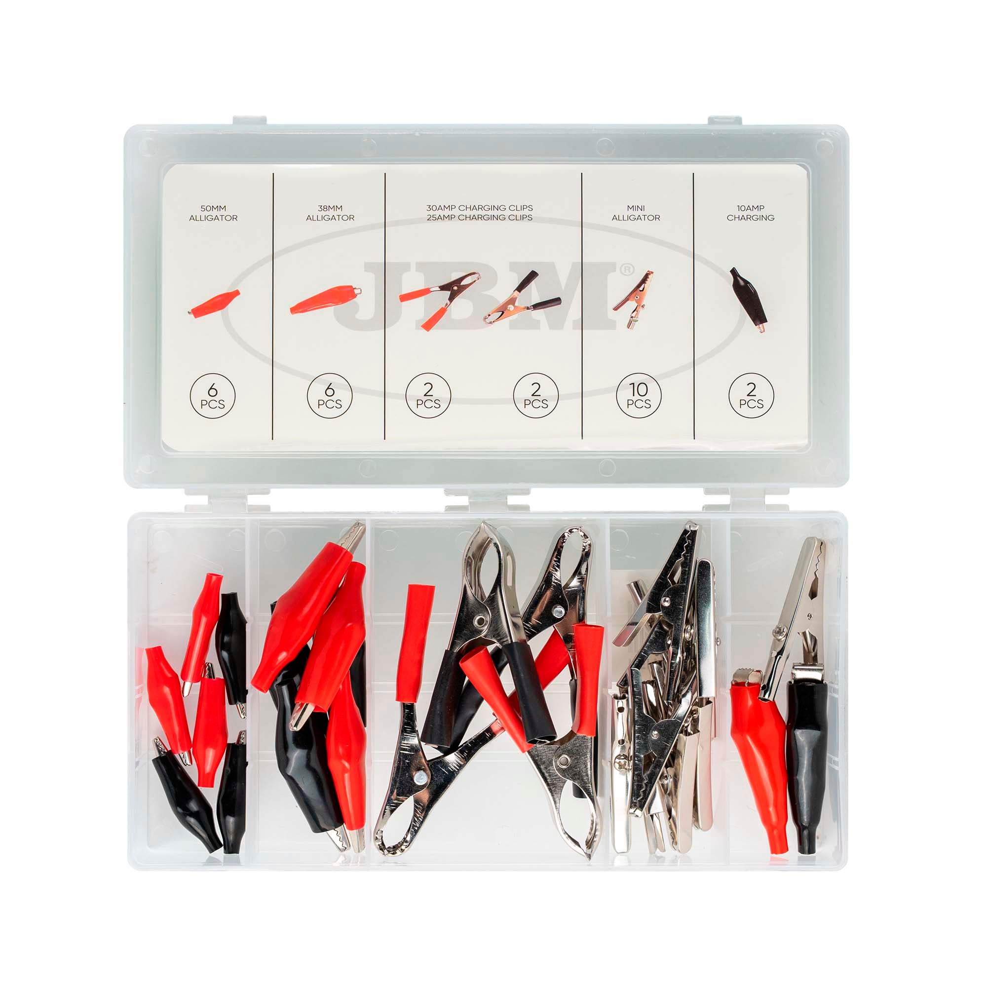 CONFEZIONE ASSORTITA DI CLIP ELETTRICHE DA 28 UNITÀ 54941 JBM
