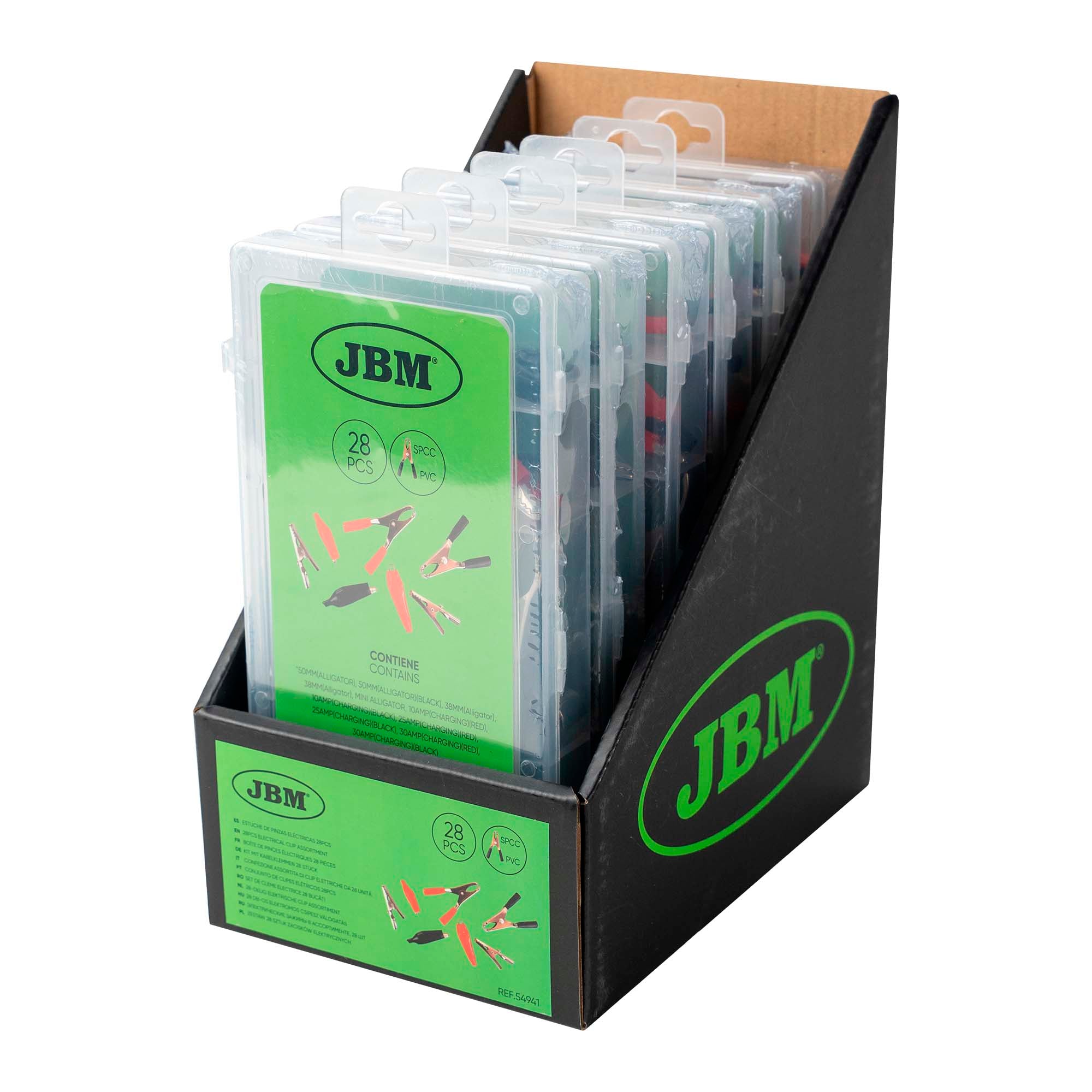 CONFEZIONE ASSORTITA DI CLIP ELETTRICHE DA 28 UNITÀ 54941 JBM