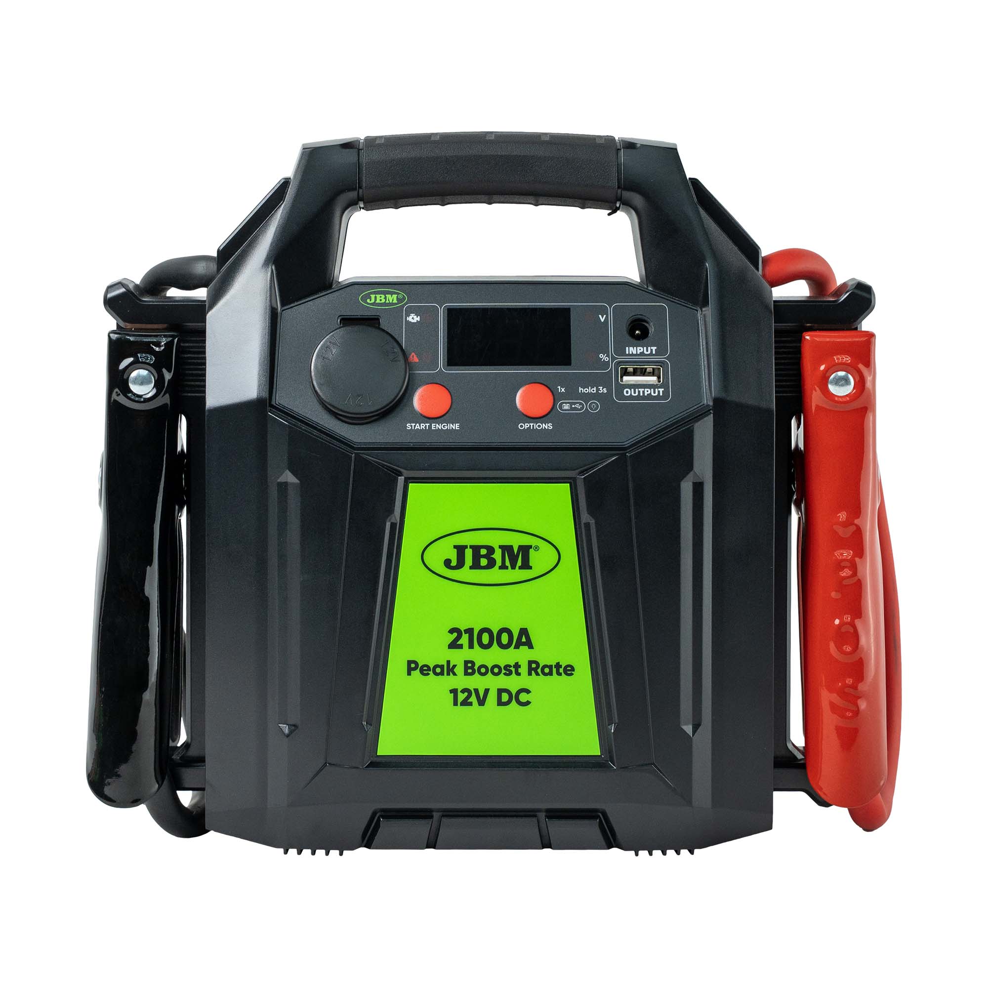 AVVIATORE MULTIFUNZIONE PER VEICOLI CON DISPLAY DIGITALE E BATTERIA AL LITIO DA 16.000MAH – 12V 55019 JBM