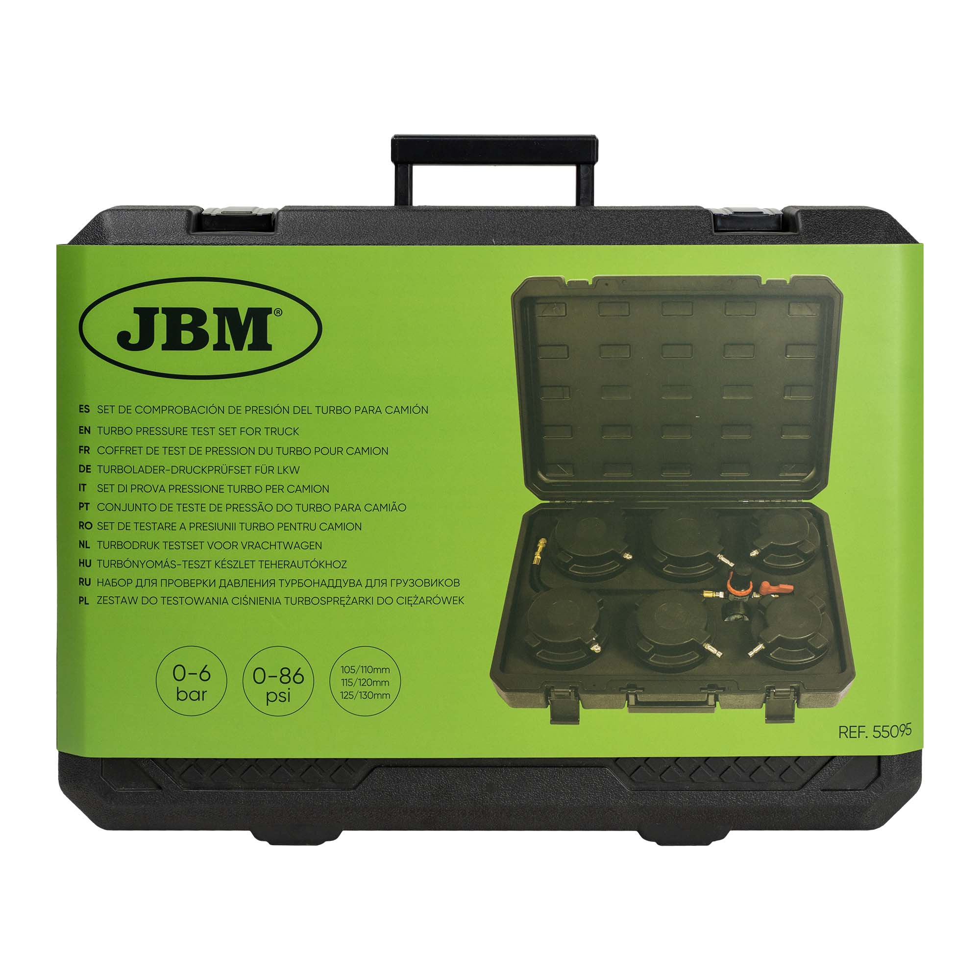 SET DI PROVA PRESSIONE TURBO PER CAMION 55095 JBM