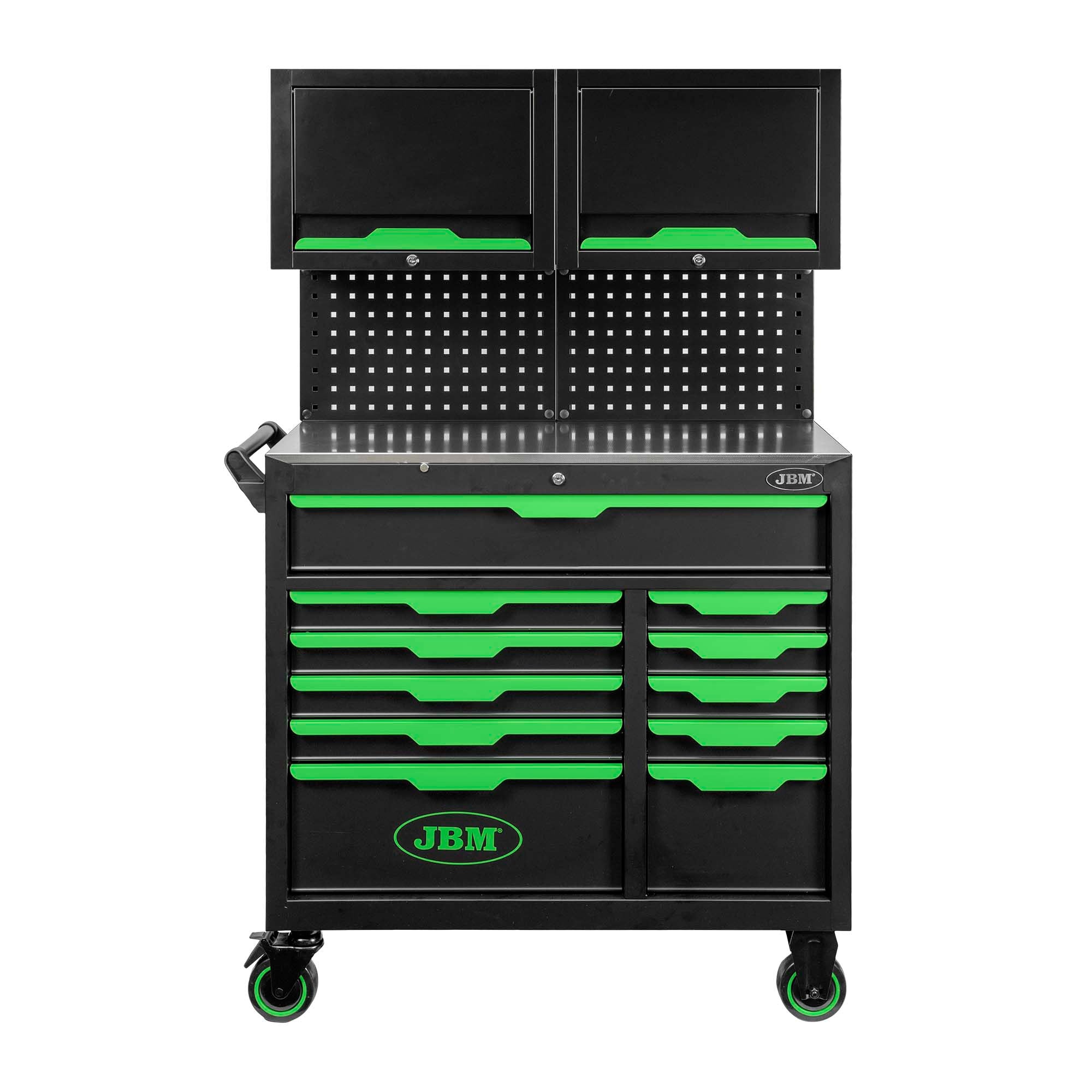 CARRELLO PORTAUTENSILI 11 CASSETTI CON PANNELLI E ARMADI JBM 55117