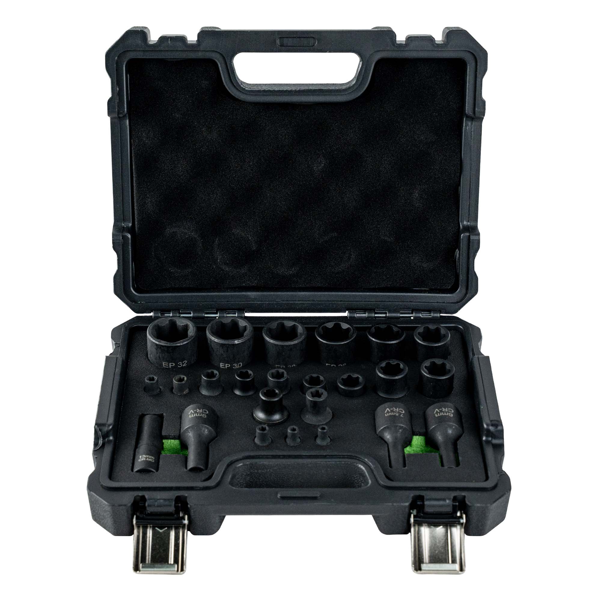 VALIGETTA DI BUSSOLE TORX PLUS, 5 E 6 PUNTE, SPECIALE TESLA 55123 JBM