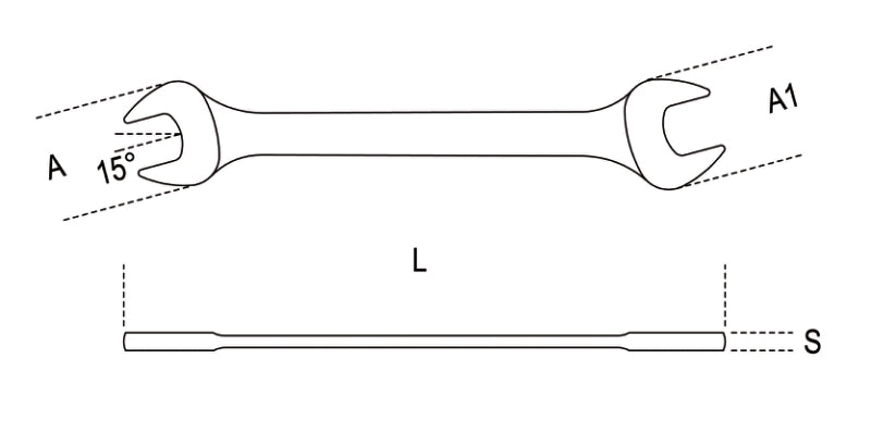 Chiavi a forchetta doppie antiscintilla  Beta 55BA