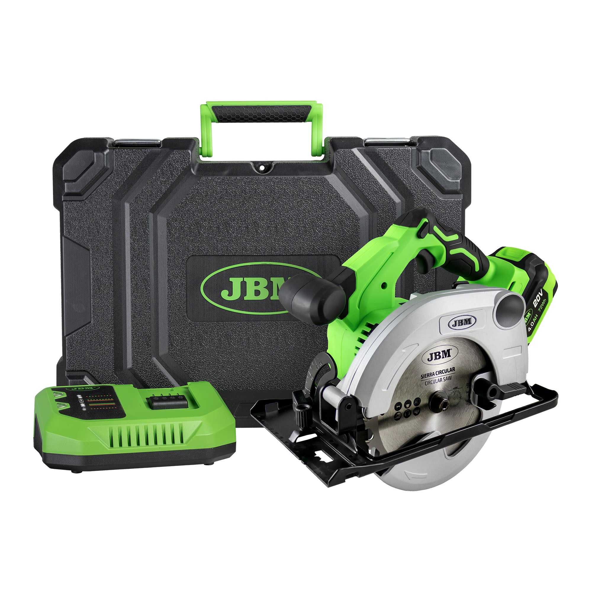SEGA CIRCOLARE BRUSHLESS A BATTERIA CON CUSTODIA 60007C JBM