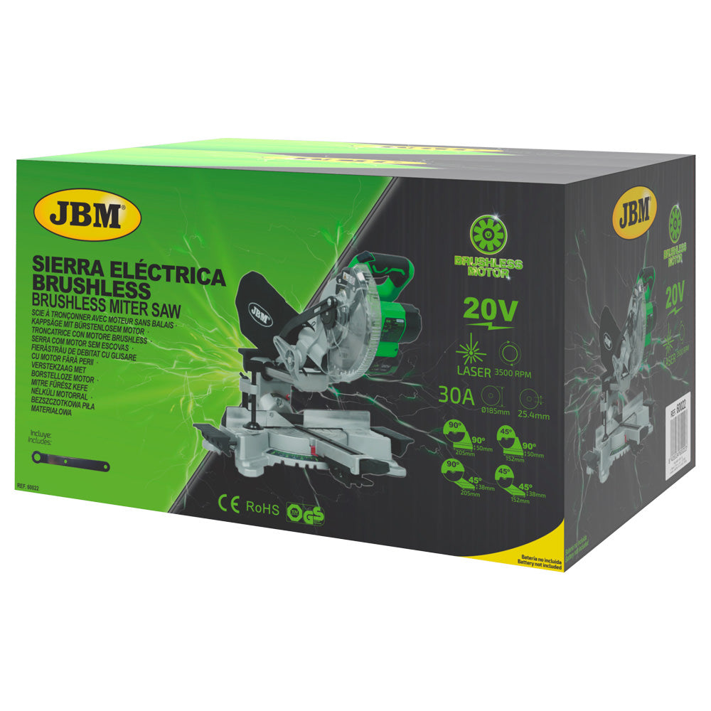 TRONCATRICE BRUSHLESS A BATTERIA 60022 JBM