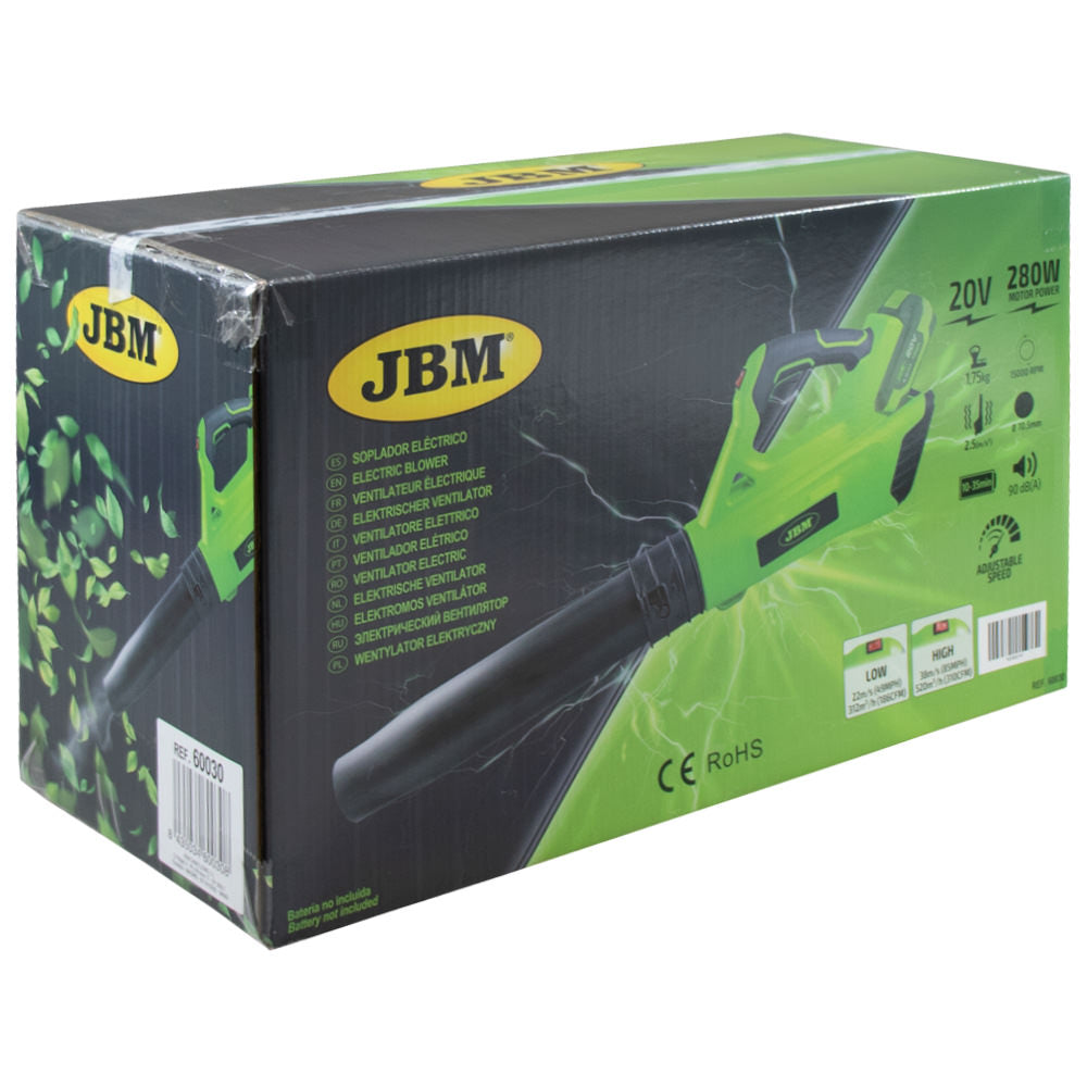 Soffiatore a batteria Jbm PROMO-60030A SET 6AH