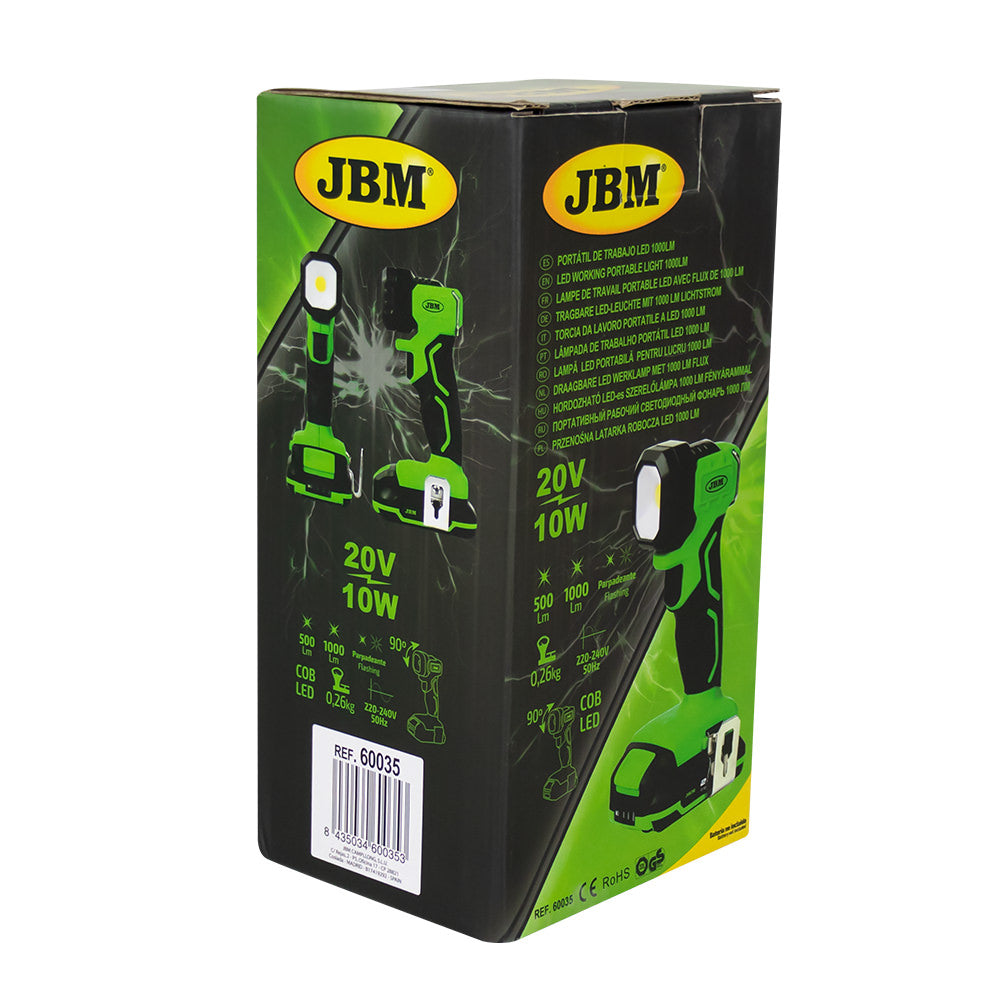 TORCIA DA LAVORO PORTATILE LED 60035 JBM