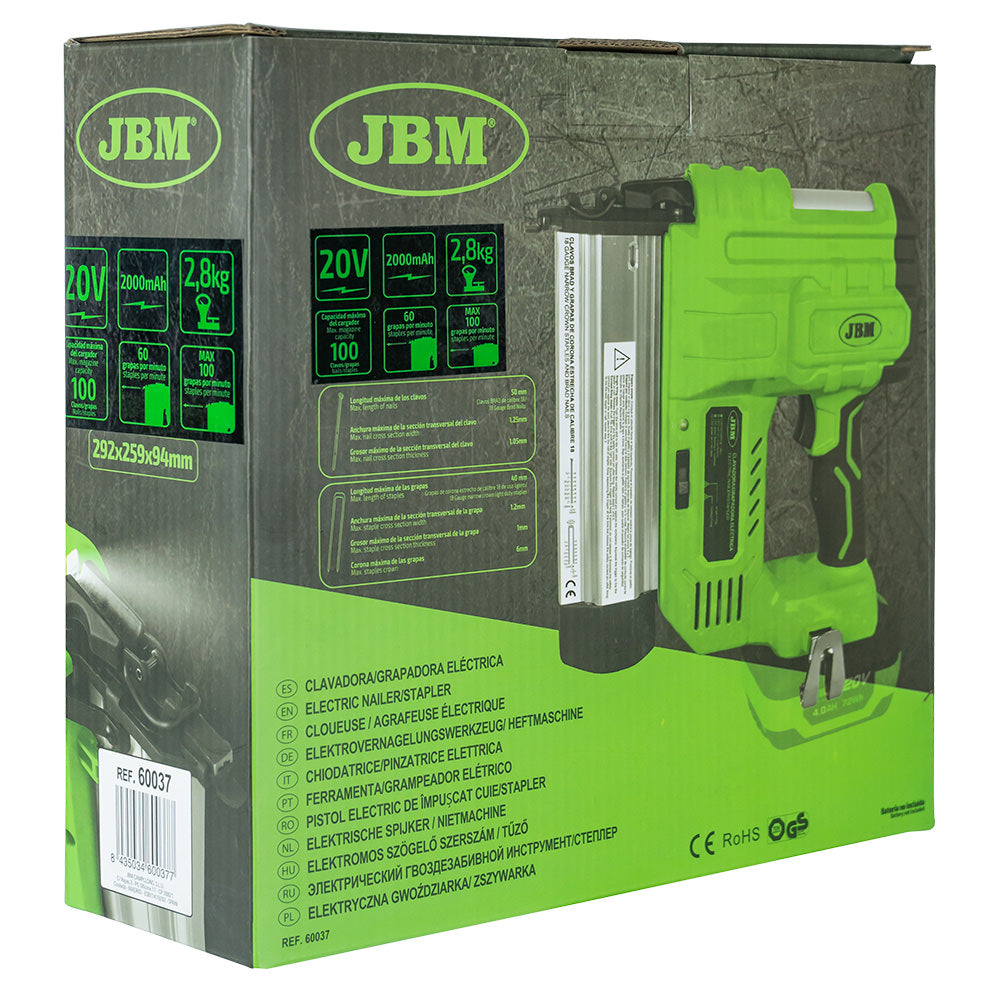 CHIODATRICE/PINZATRICE BATTERIA 60037 JBM