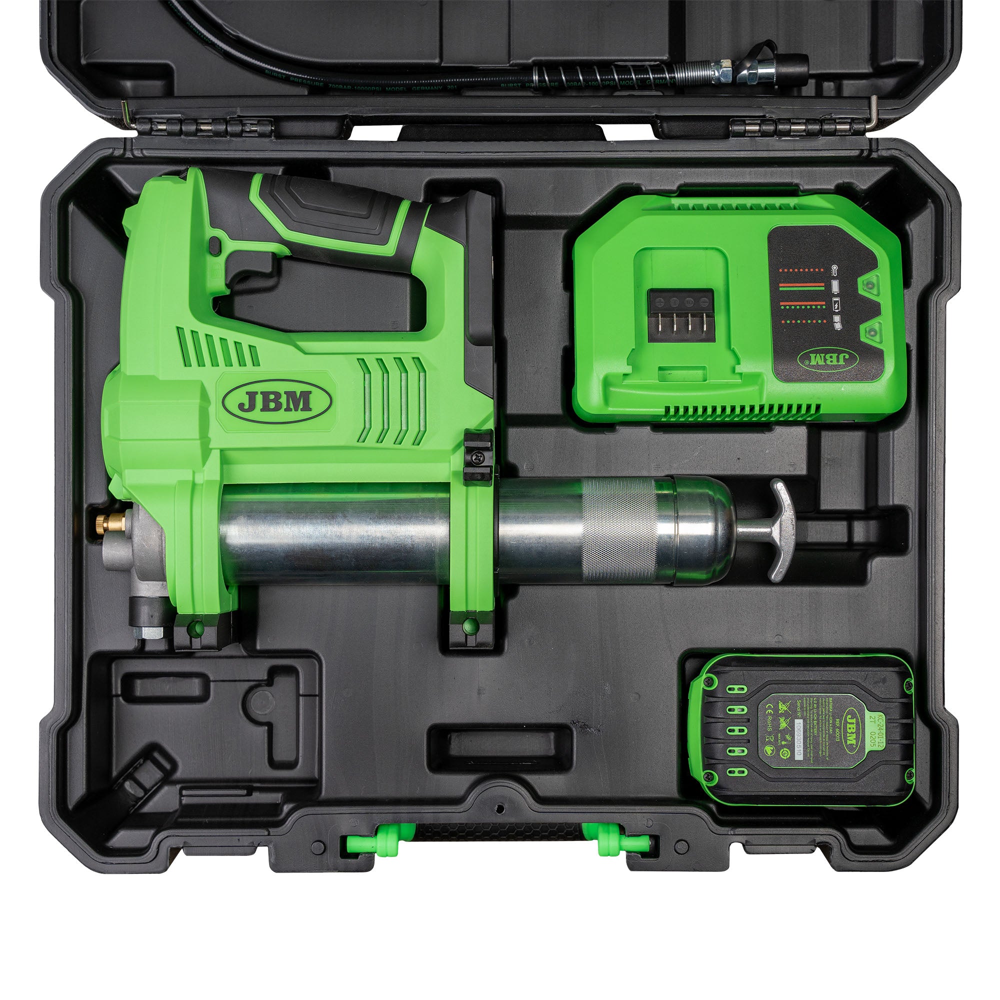 PISTOLA INGRASSATRICE A BATTERIA CON VALIGETTA 60038C JBM