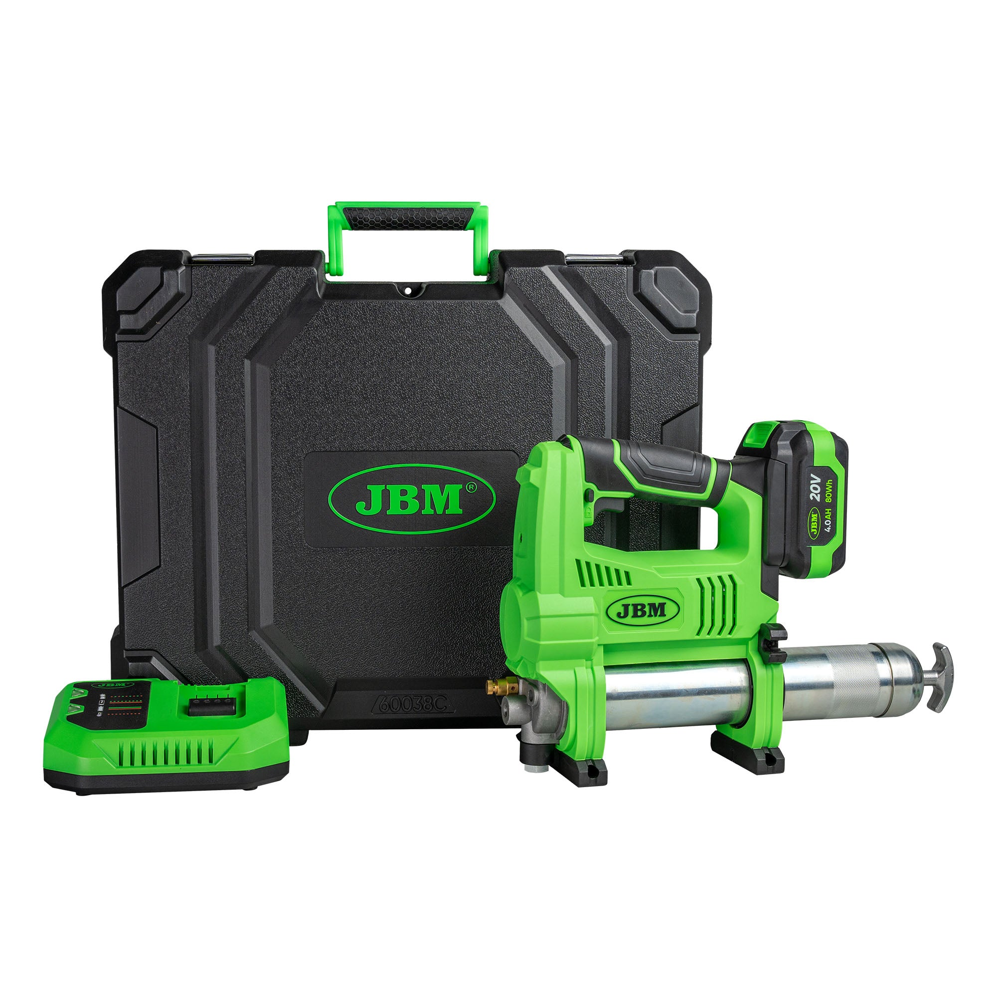 PISTOLA INGRASSATRICE A BATTERIA CON VALIGETTA 60038C JBM