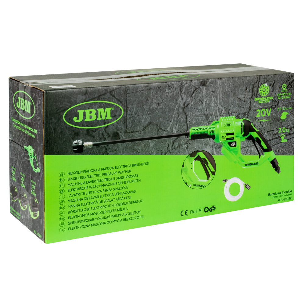 IDROPULITRICE A BATTERIA JBM 60039 CORPO MACCHINA