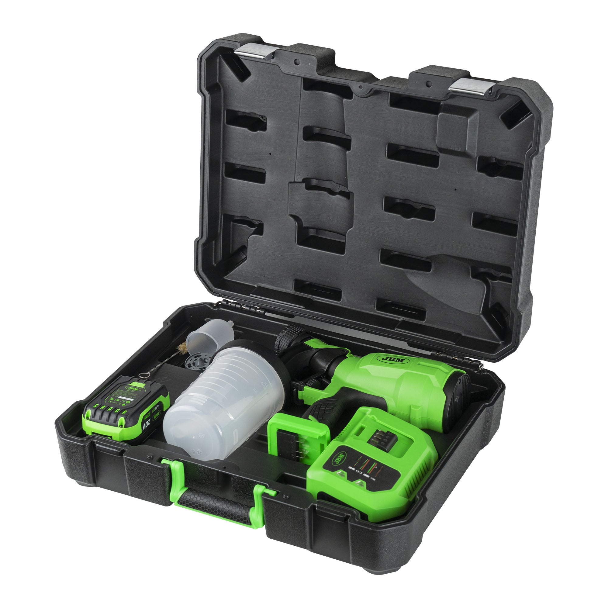 SPRUZZATORE DELLA VERNICE A BATTERIA CON CUSTODIA JBM 60043C