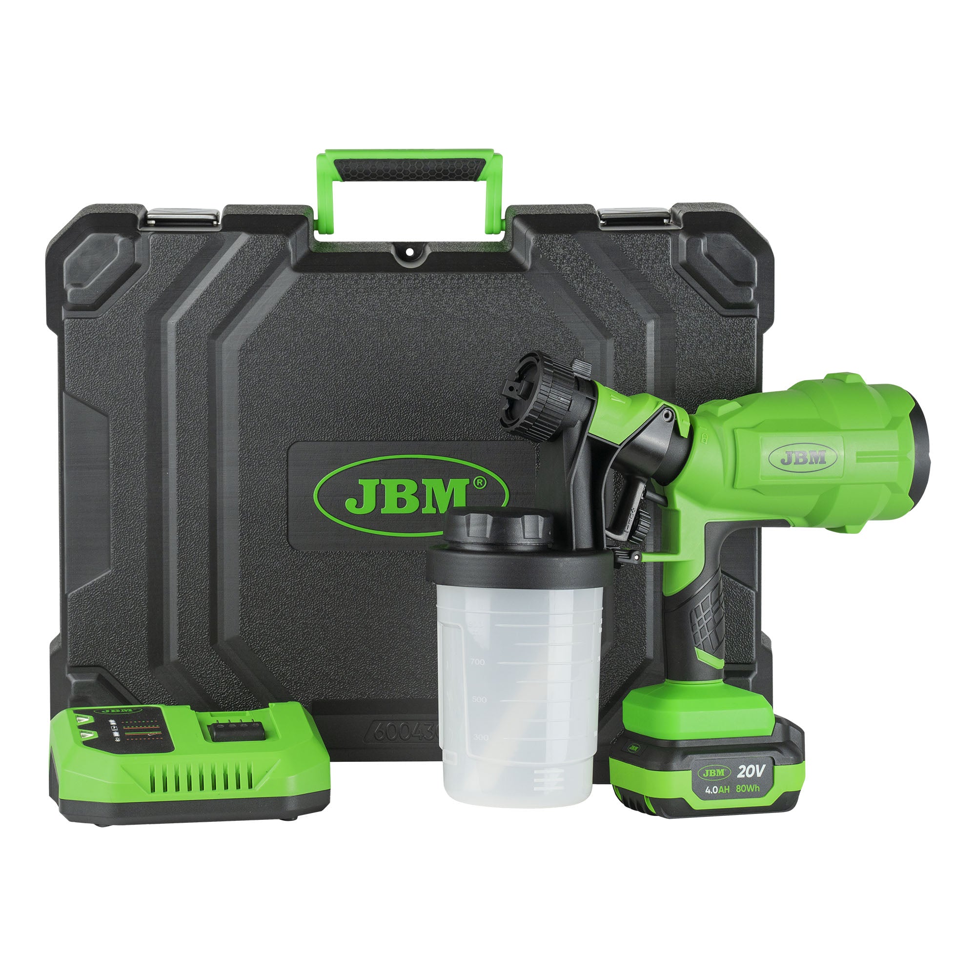 SPRUZZATORE DELLA VERNICE A BATTERIA CON CUSTODIA JBM 60043C