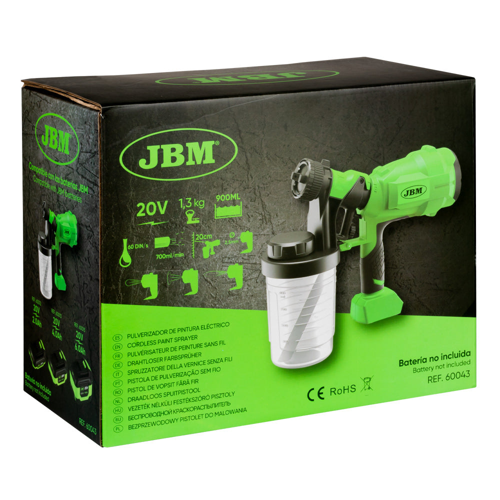 SPRUZZATORE DELLA VERNICE A BATTERIA 60043 JBM
