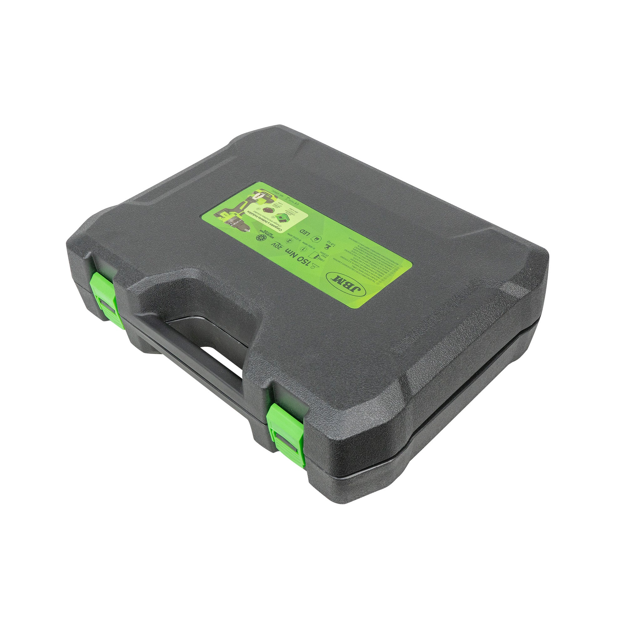 TRAPANO A 2 VELOCITÀ BRUSHLESS A BATTERIA CON CUSTODIA 60047C JBM