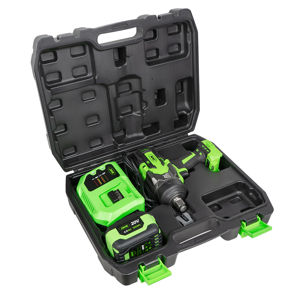 AVVITATORE PNEUMATICO BRUSHLESS A BATTERIA 3/4" 1300NM CON VALIGETTA 60048C JBM