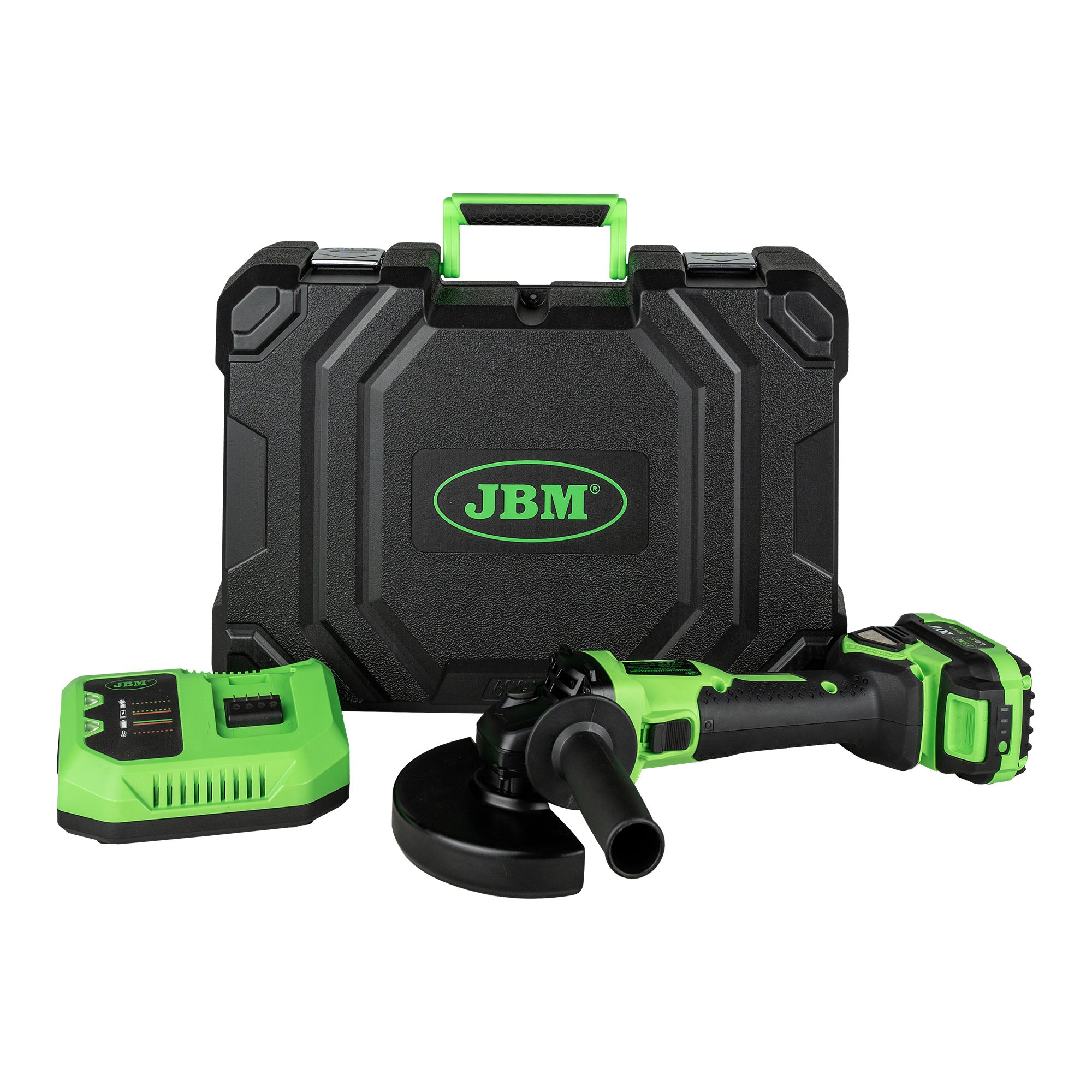 SMERIGLIATRICE ANGOLARE 115MM BRUSHLESS A BATTERIA CON CUSTODIA 60054C JBM