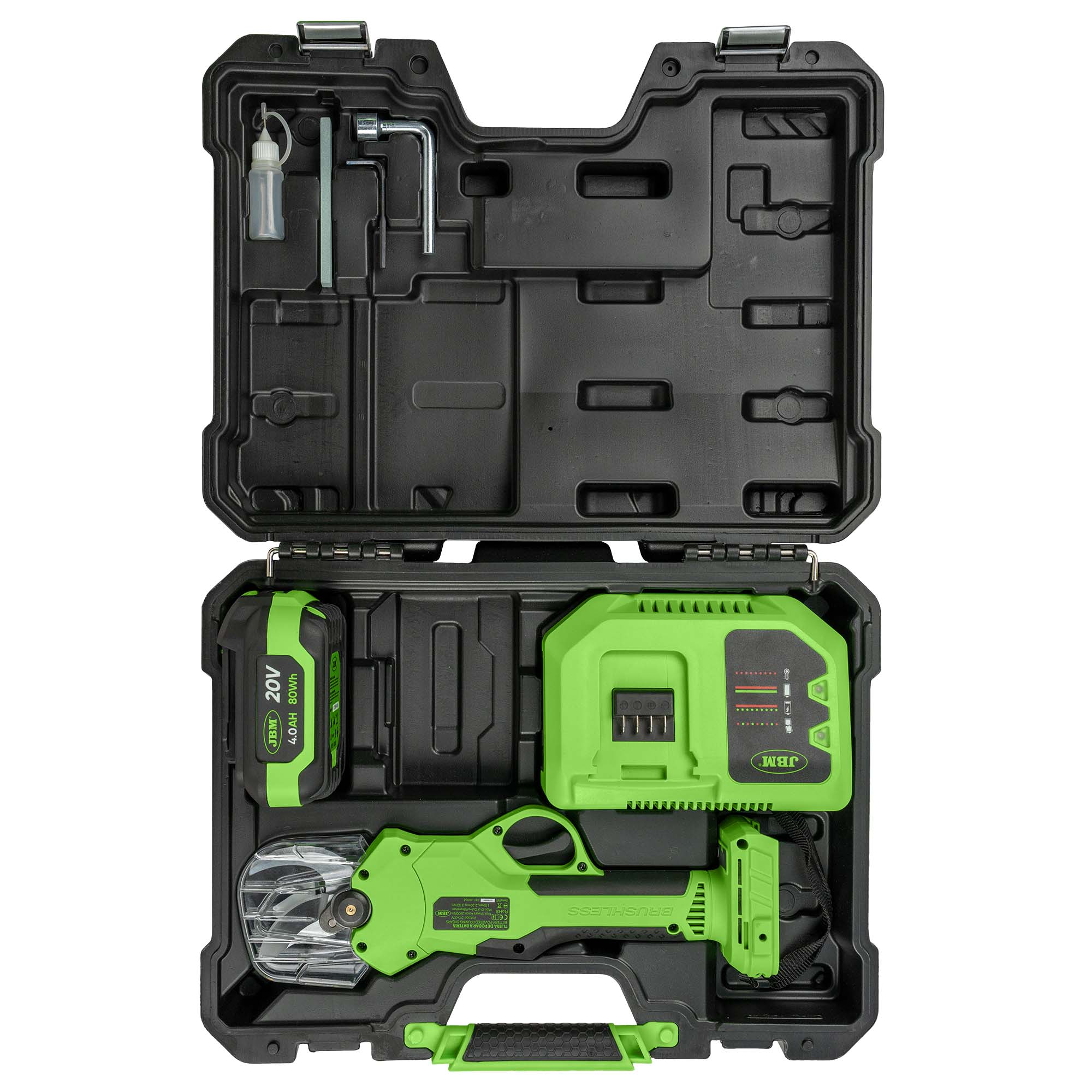 CESOIE DA POTATURA A BATTERIA CON VALIGETTA JBM 60063C