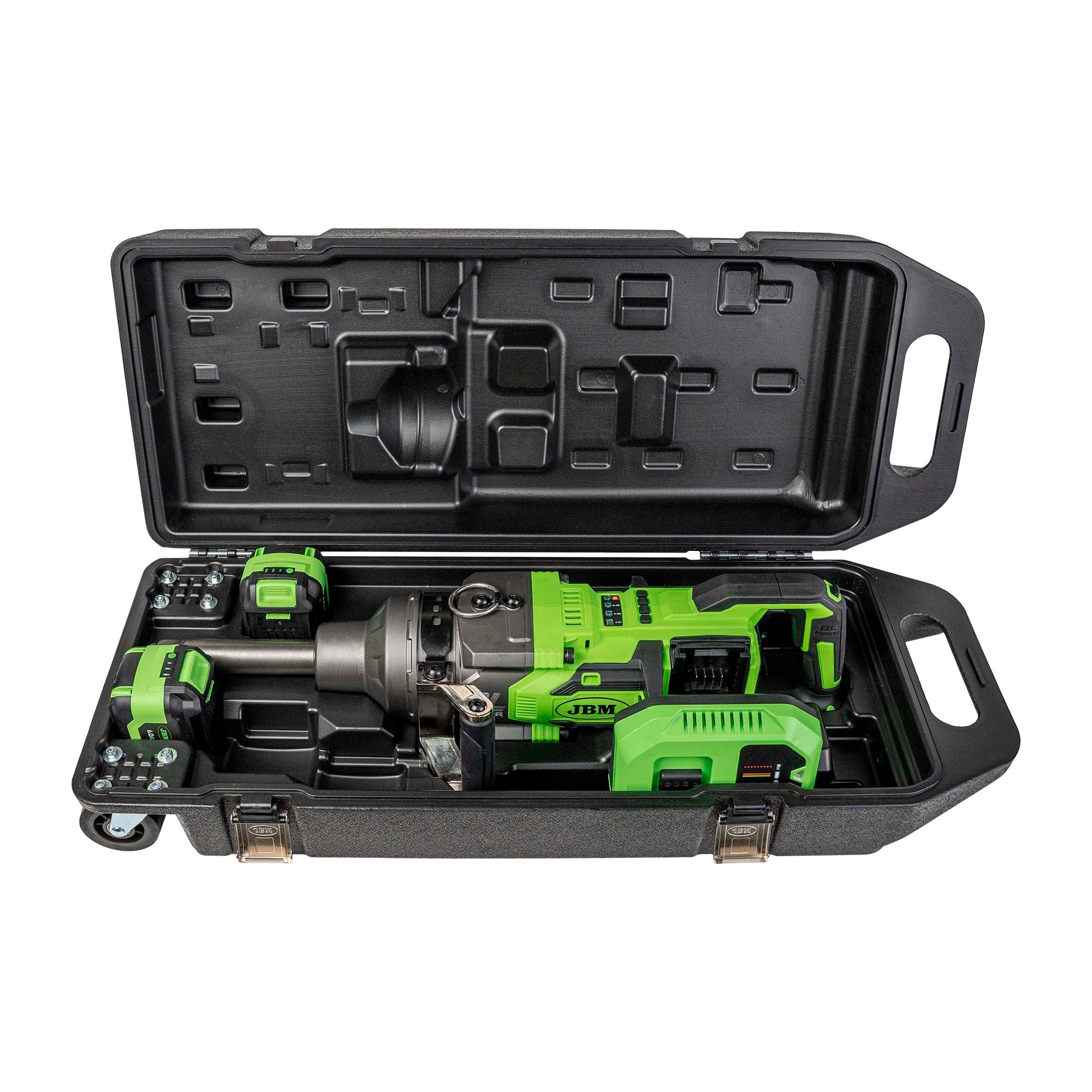 AVVITATORE A IMPULSI BRUSHLESS A BATTERIA DA 1" PER CAMION, 4000NM, CON VALIGETTA SET 6AH  JBM 60064C