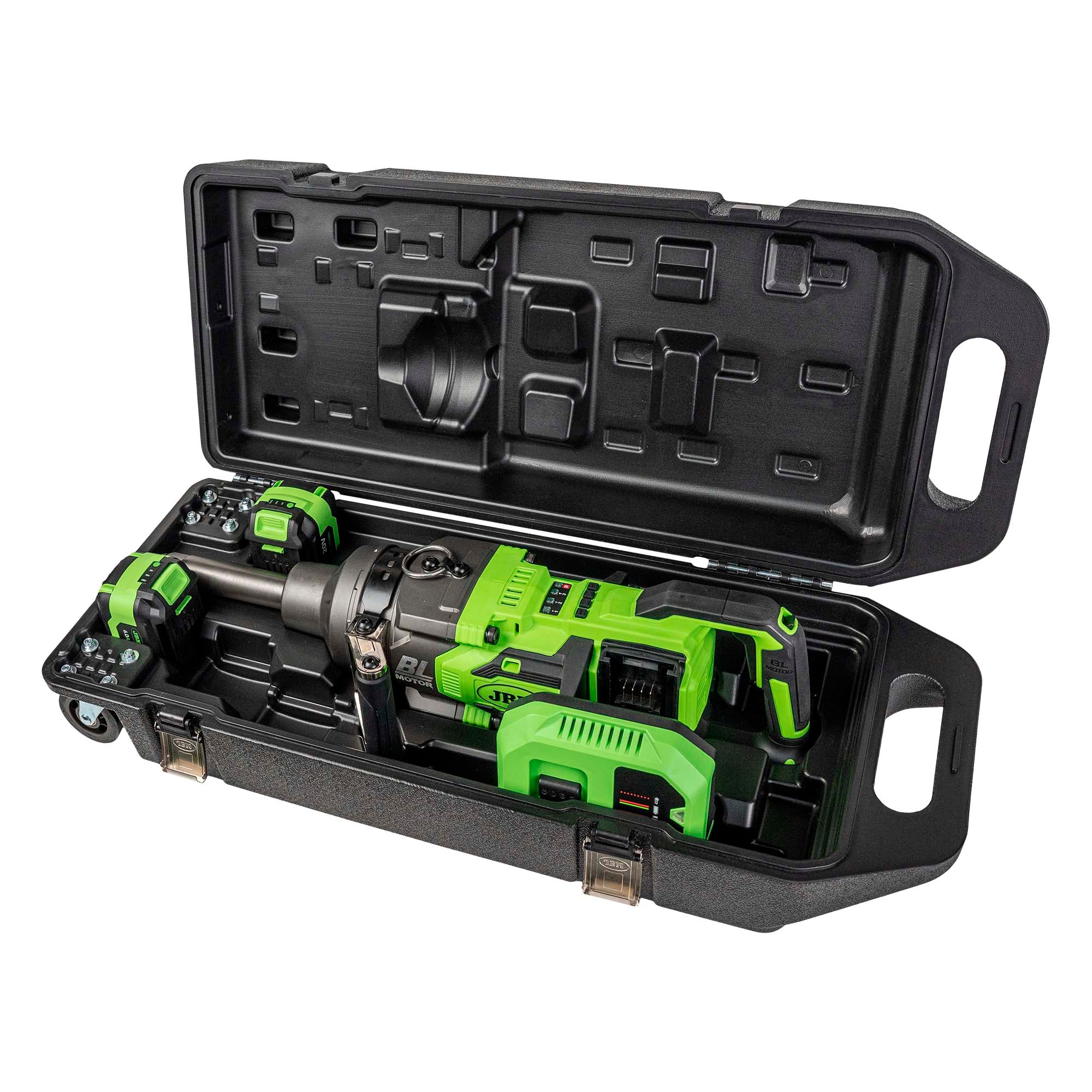 AVVITATORE A IMPULSI BRUSHLESS A BATTERIA DA 1" PER CAMION, 4000NM, CON VALIGETTA SET 6AH  JBM 60064C