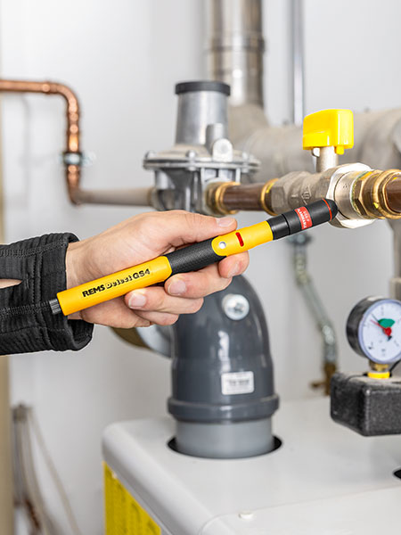 Rilevatore elettronico di perdite con sensori intercambiabili REMS Detect GS4 GAS COMBUSTIBILI