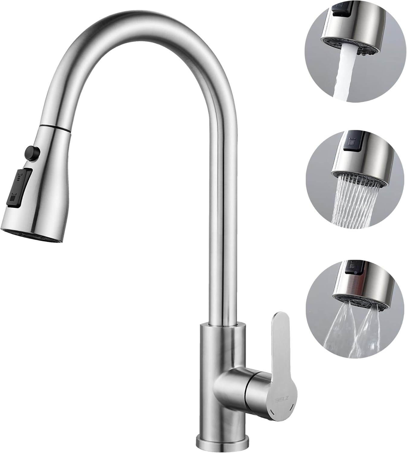 Rubinetto per modulo lavello curvo Workshopitaly MPS acciaio cromato