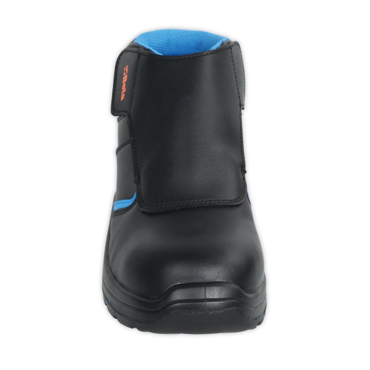 Scarpe alte BASIC PLUS in pelle liscia idrorepellente con patella di protezione Beta 7204BP