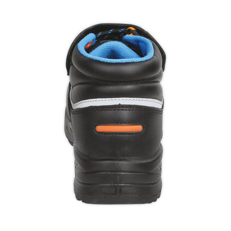 Scarpe alte BASIC PLUS in pelle liscia idrorepellente con patella di protezione Beta 7204BP